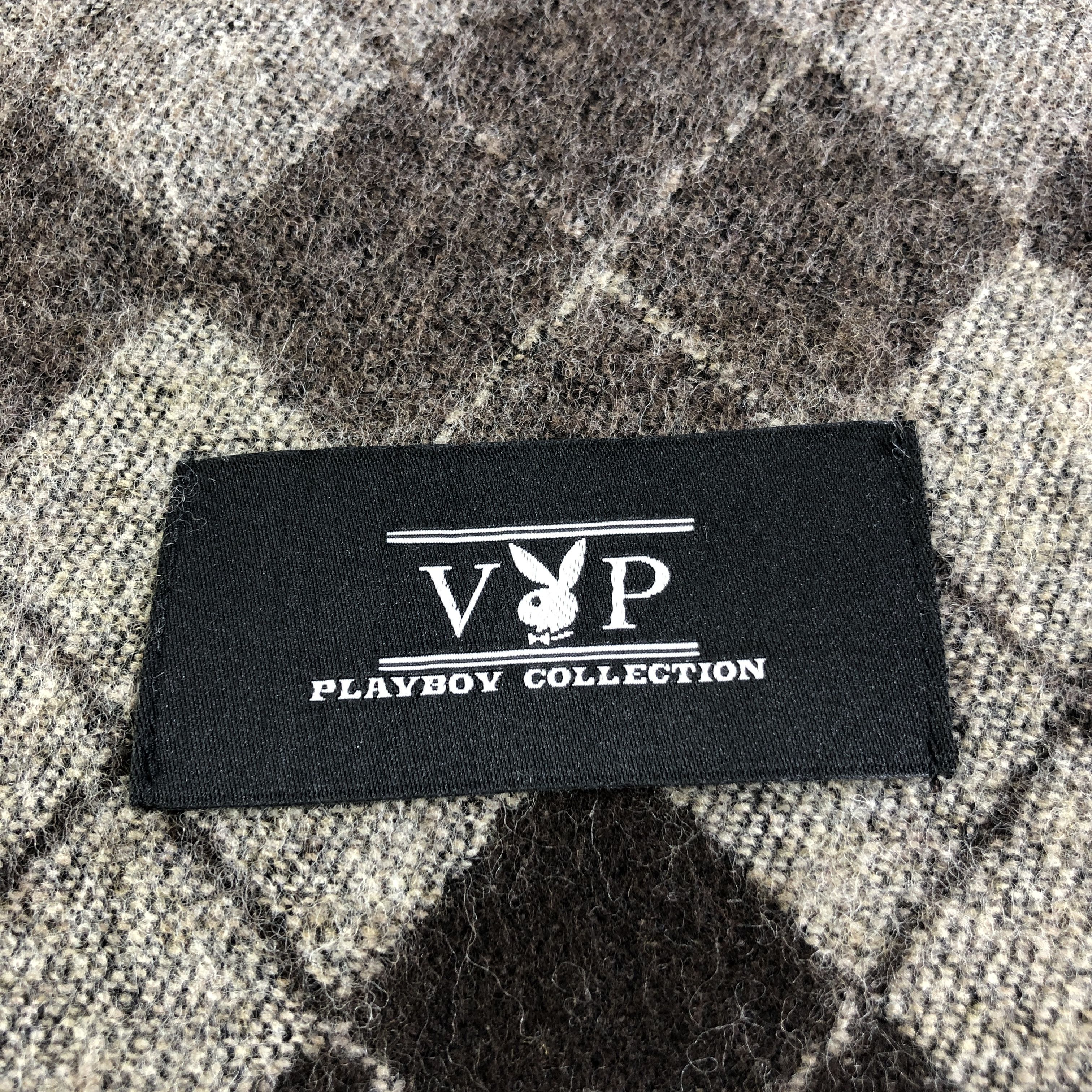 Playboy Playboy Argyle Wool Scarf Muffler V2724 Size ONE SIZE - 5 Thumbnail