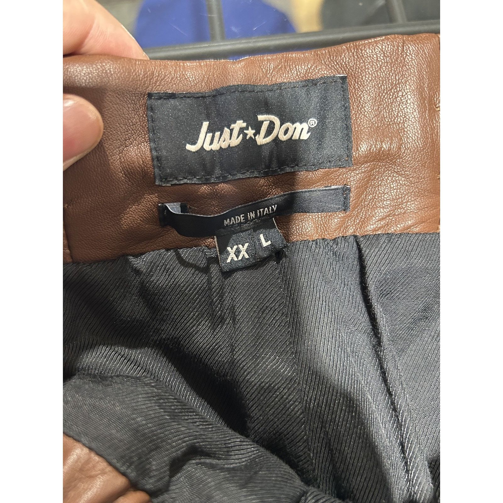 Just Don Just Don Leather Short Size XXL Preowned Size US 38 / EU 54 - 2 Thumbnail