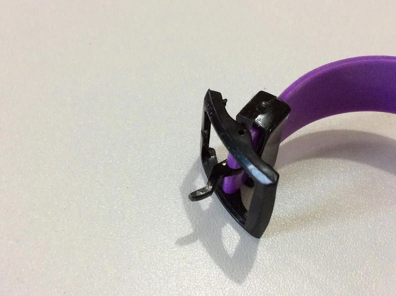 Designer identity black dial purple plastic strap watch Size ONE SIZE - 3 Thumbnail