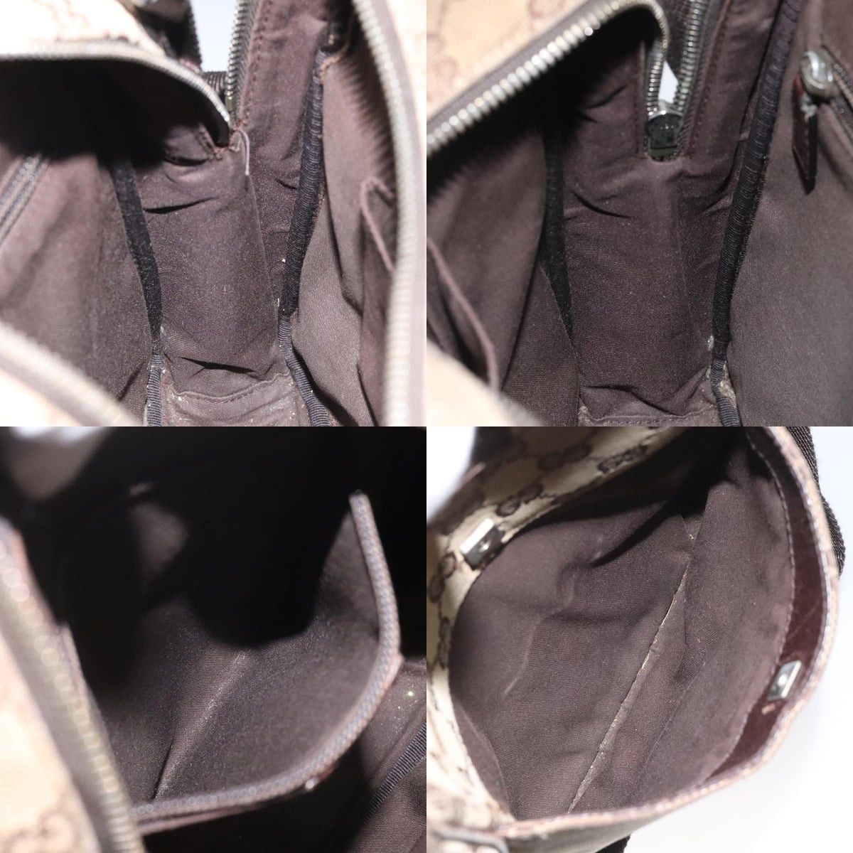Gucci GUCCI GG Canvas Shoulder Bag Beige Size ONE SIZE - 12 Thumbnail