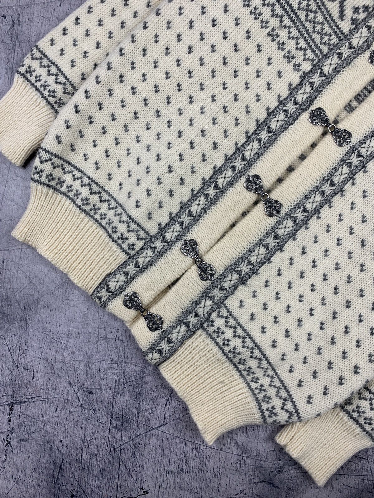 Dale Of Norway × Vintage Vintage Rare Dale Of Norway Knitted 90s Cardigan Sweater Size US M / EU 48-50 / 2 - 3 Thumbnail