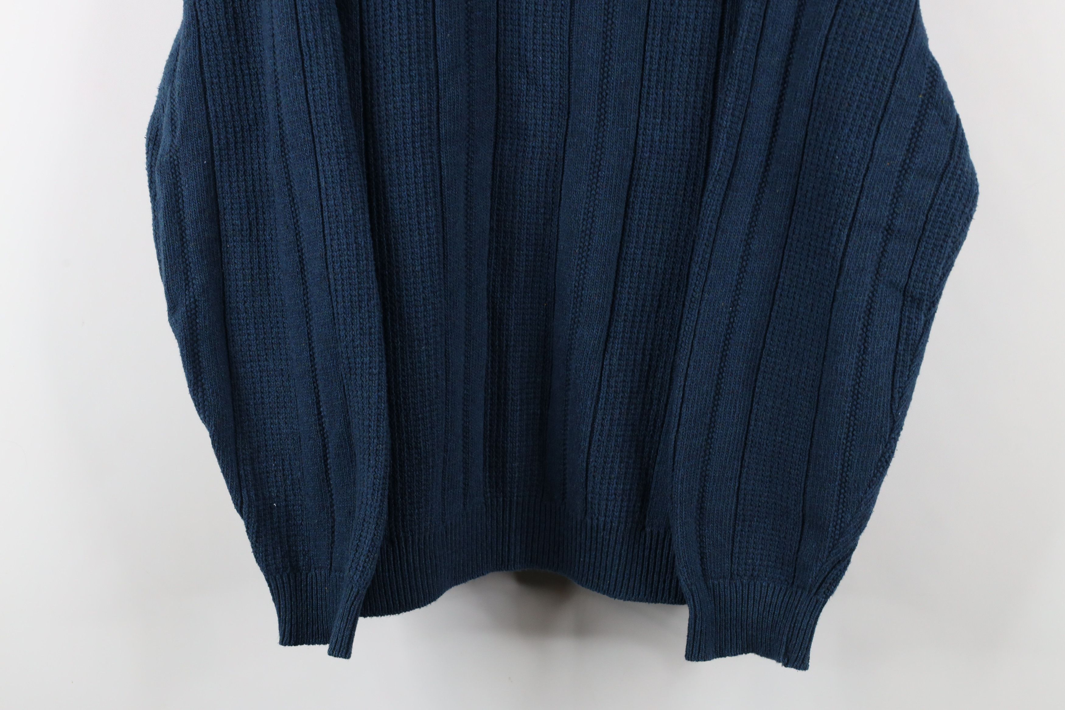 Vintage Vintage 90s Streetwear Cotton Ribbed Knit Crewneck Sweater Size US XL / EU 56 / 4 - 3 Thumbnail