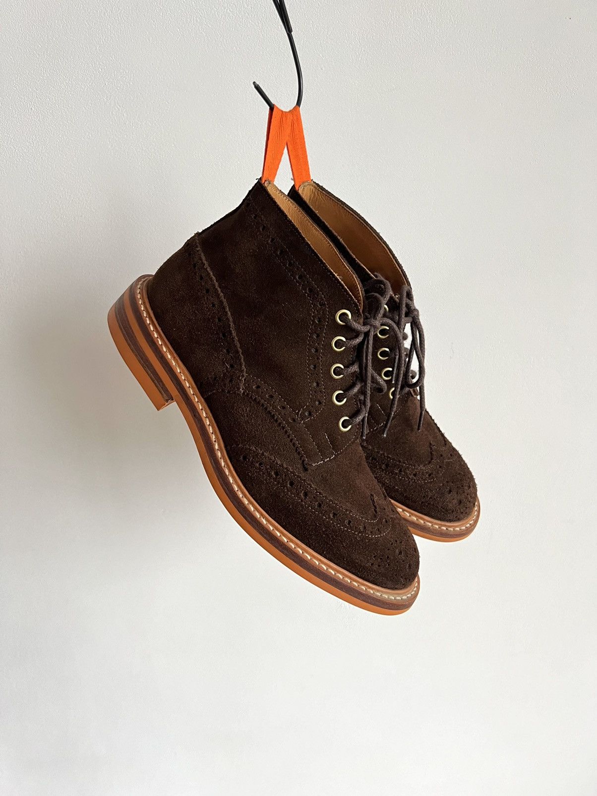 Crockett & Jones × John Lobb × Tricker's 🇬🇧Trickers Stow County Suede Boots Size US 7 / EU 40 - 1 Thumbnail