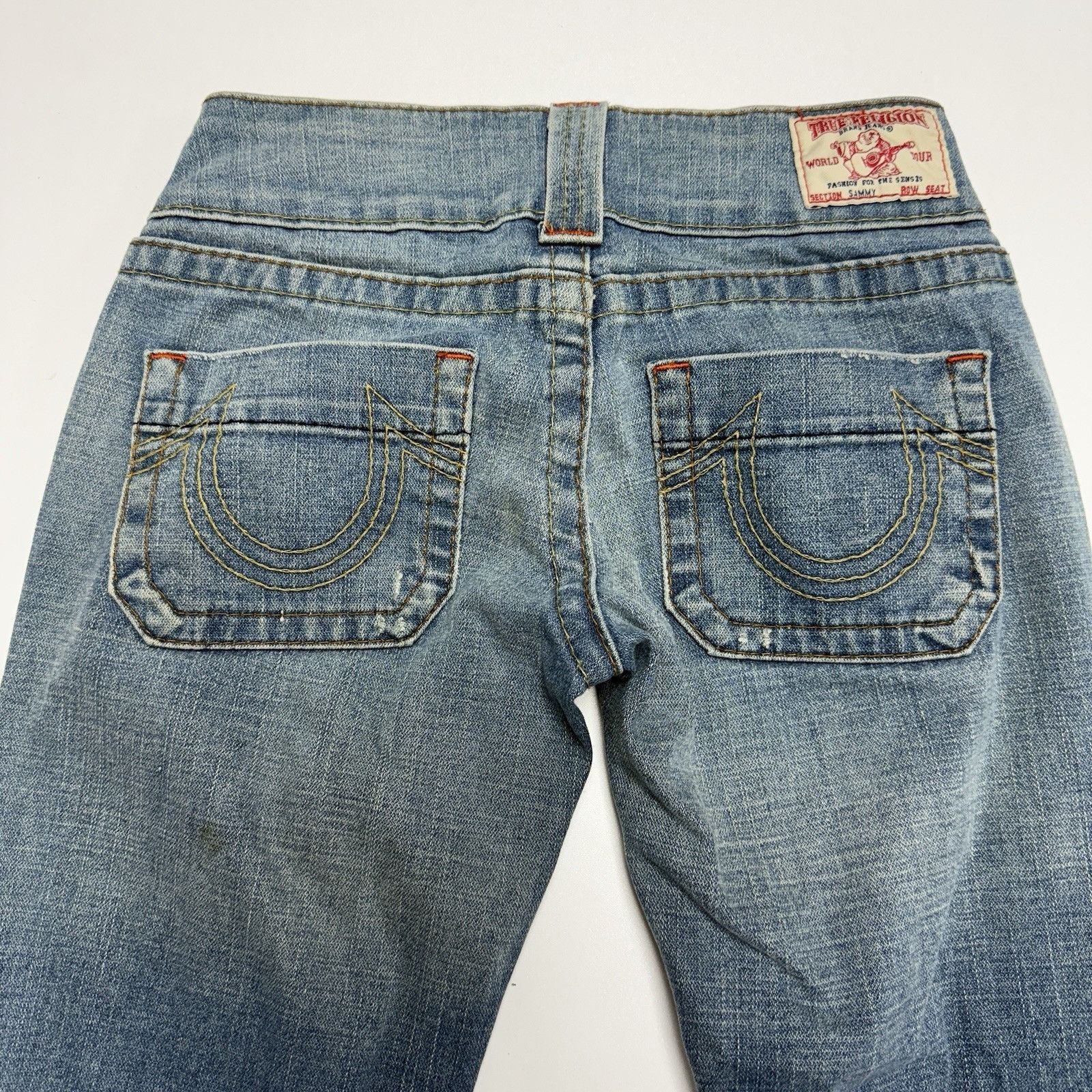 True Religion True Religion Jeans Womens 26 (28x30) Blue Made in USA RN 11 Size 26" / US 2 / IT 38 - 3 Thumbnail