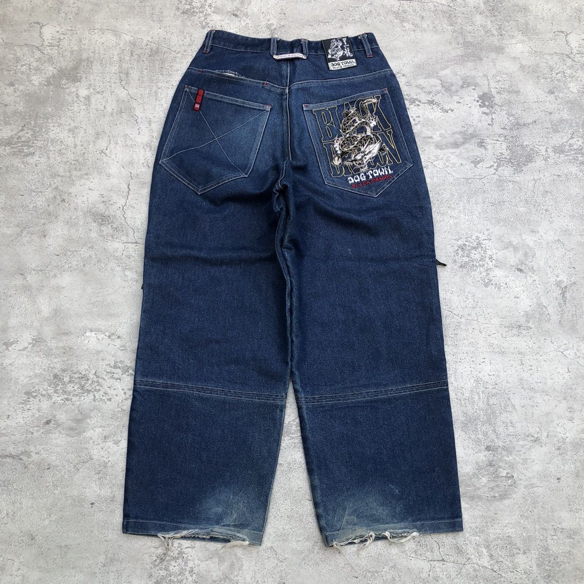 image of Need Gone Vintage Dogtown Skateboard Denim Pants, Men's (Size 32)