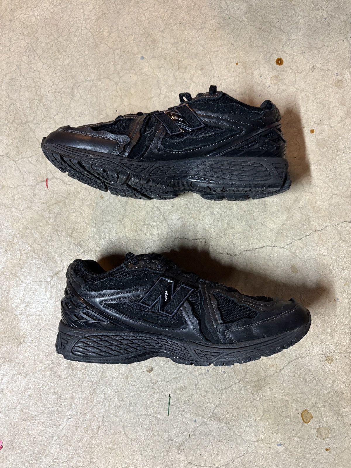 New Balance 8.5 - New Balance Protection Pack 1906D Triple Black Leather Size US 8.5 / EU 41-42 - 3 Thumbnail