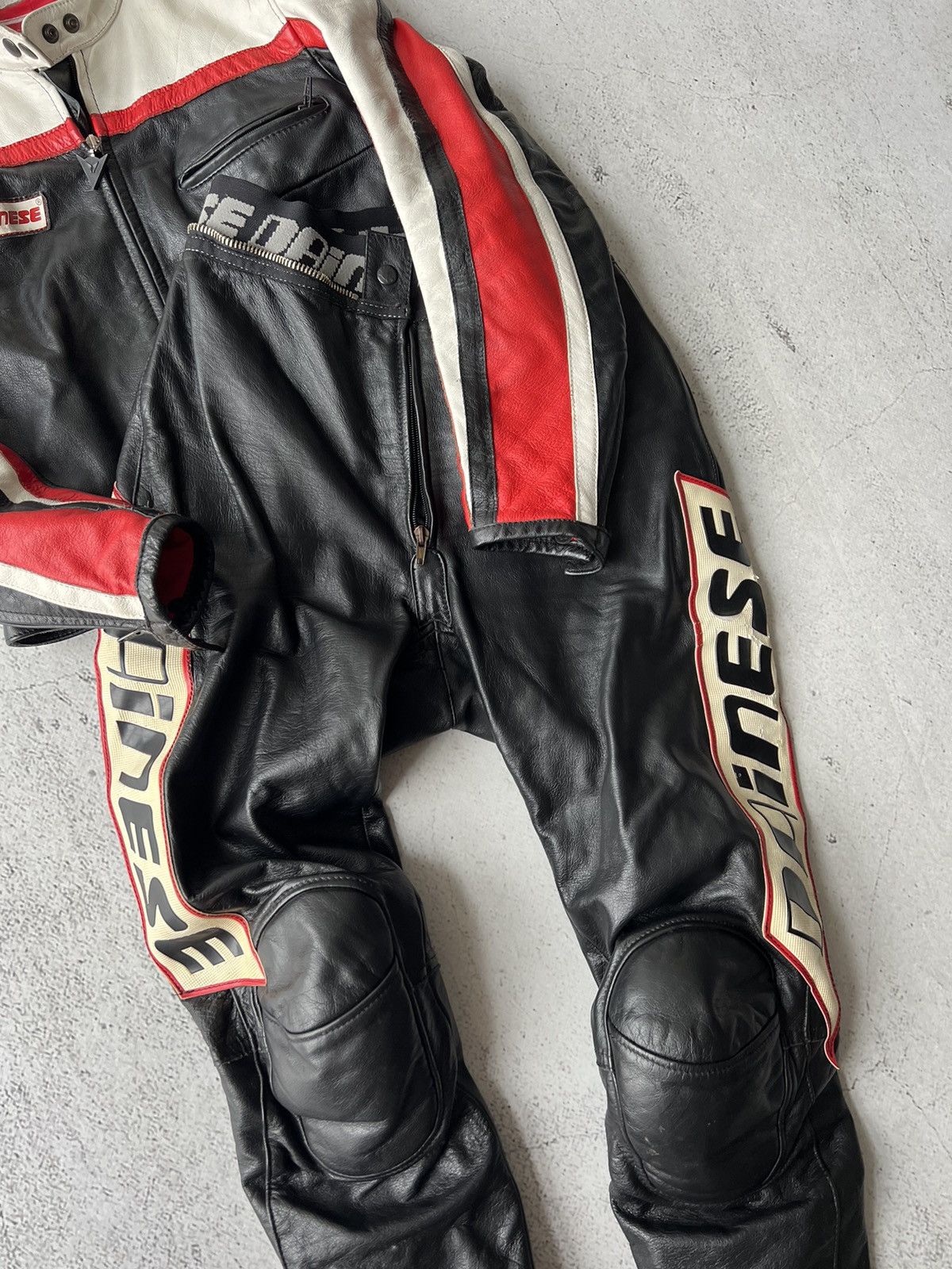 Dainese × Honda × Marlboro Dainese Vintage First Class Leather Motor Suit Jacket, Pants Size S / US 4 / IT 40 - 17 Thumbnail