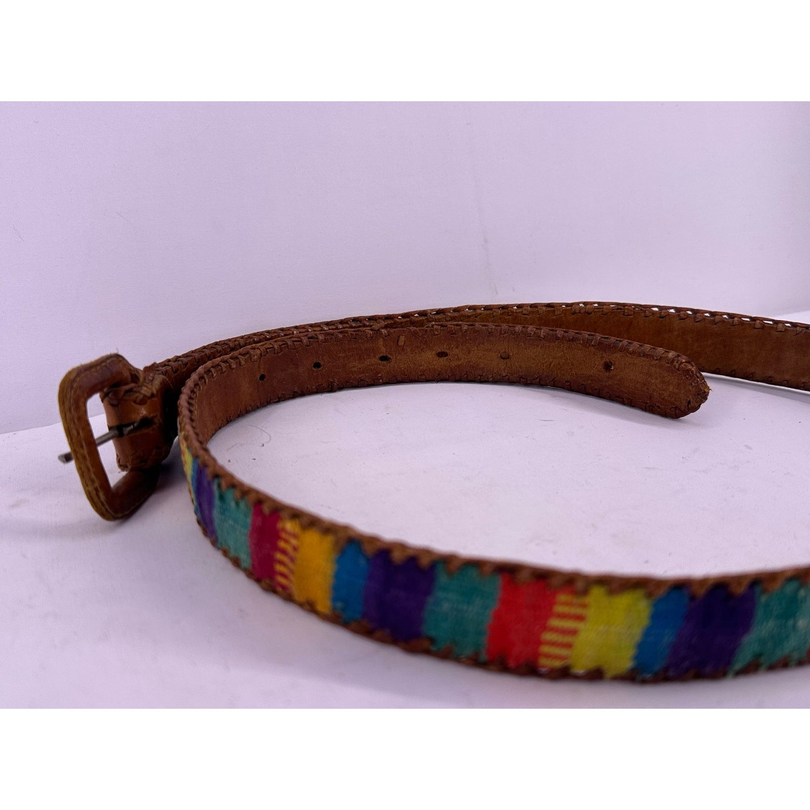 & Other Stories Multi Color Leather Belt Size 34 women’s Size ONE SIZE - 7 Thumbnail