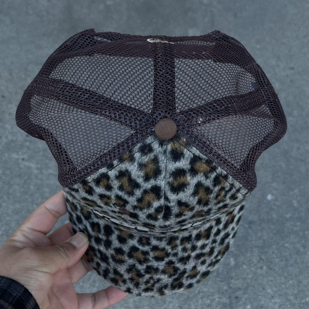 Stray Rats 2025’ Stray Rats Ratgirl Leopard Trucker Hat Size ONE SIZE - 6 Thumbnail