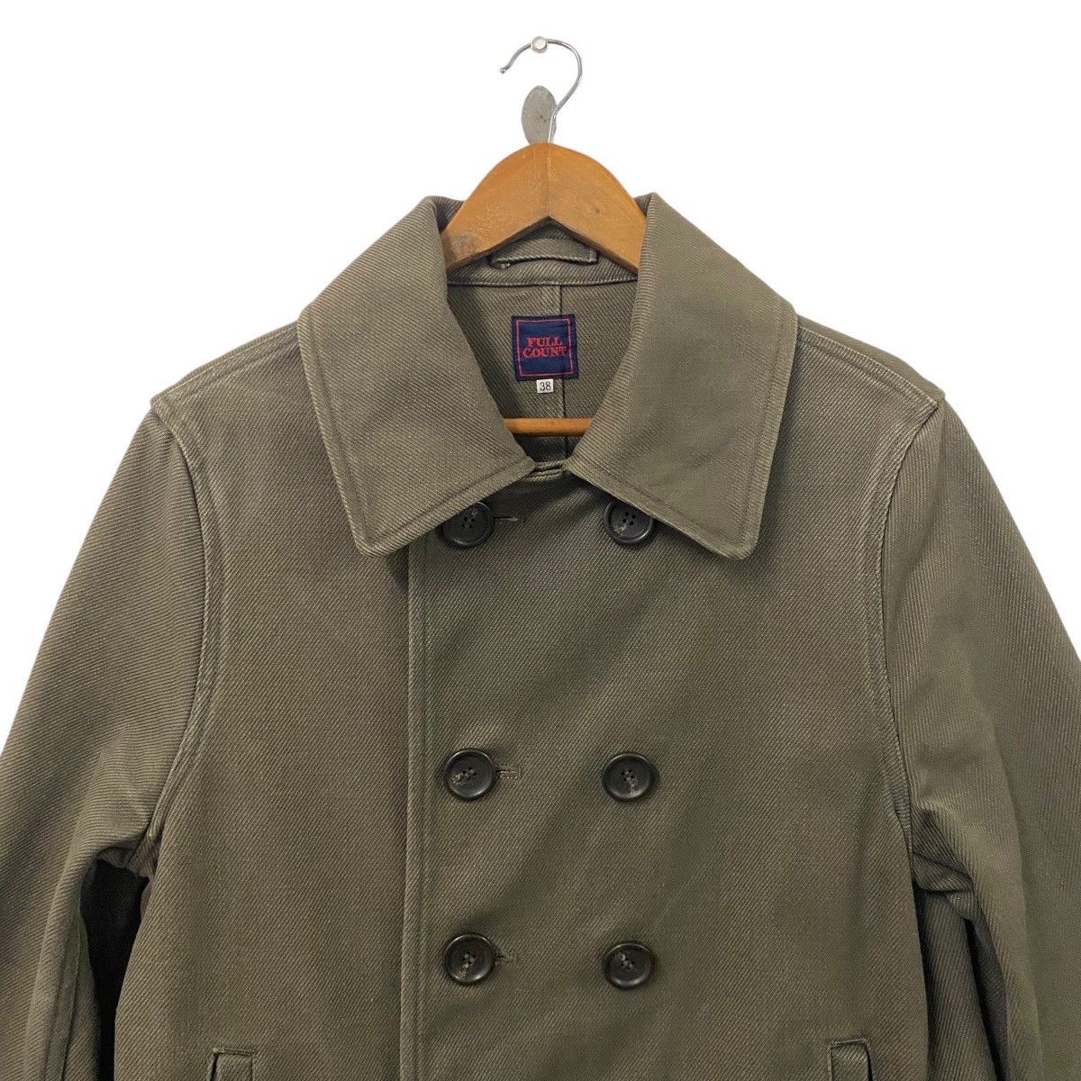 Full Count & Co. ☀️Nice design Full count double breasted cotton jacket Size US S / EU 44-46 / 1 - 5 Thumbnail
