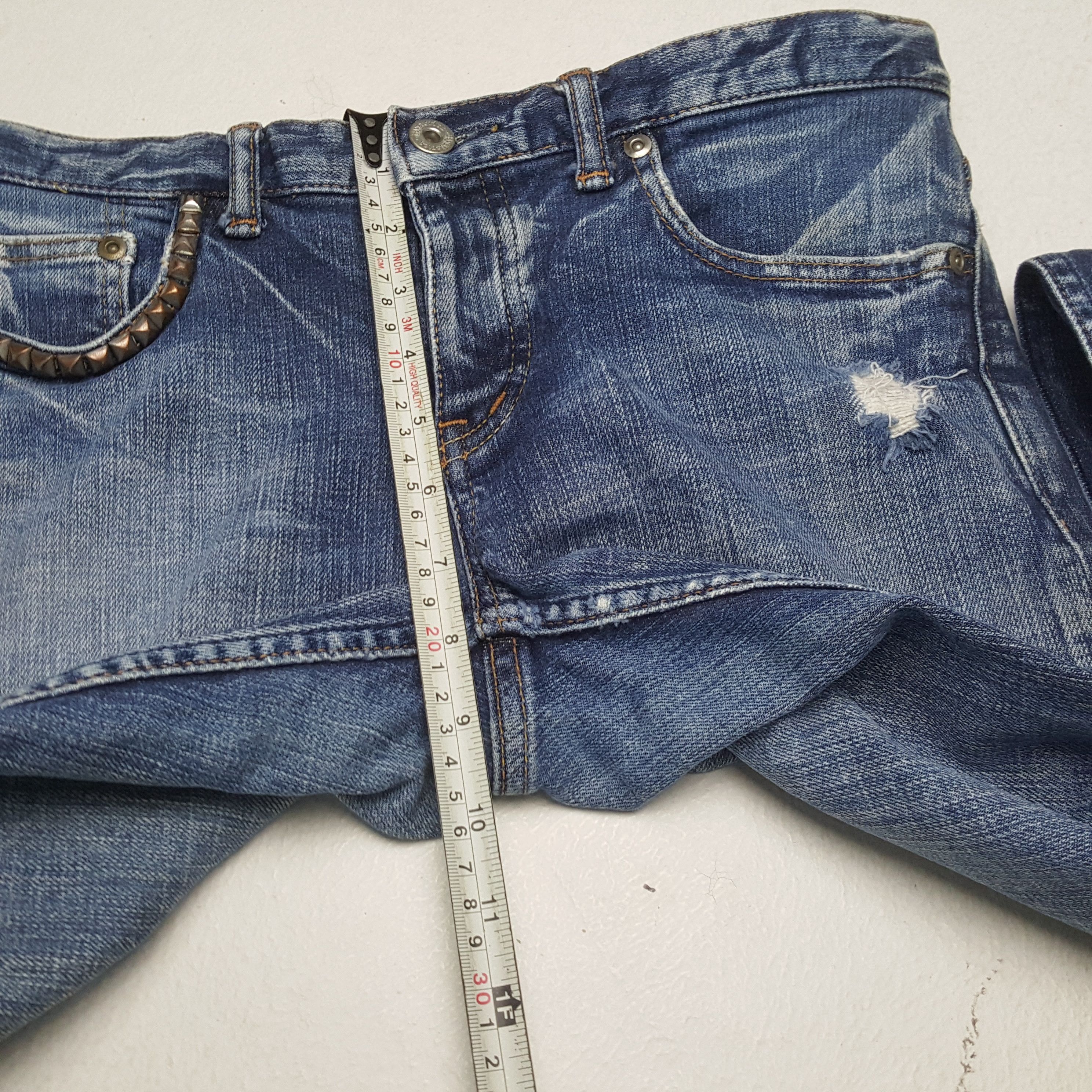 Hysteric Glamour × Japanese Brand × Vintage HYSTERIC GLAMOUR Japanese Brand Streetwear Custom Art Jeans Size 30" / US 8 / IT 44 - 8 Thumbnail