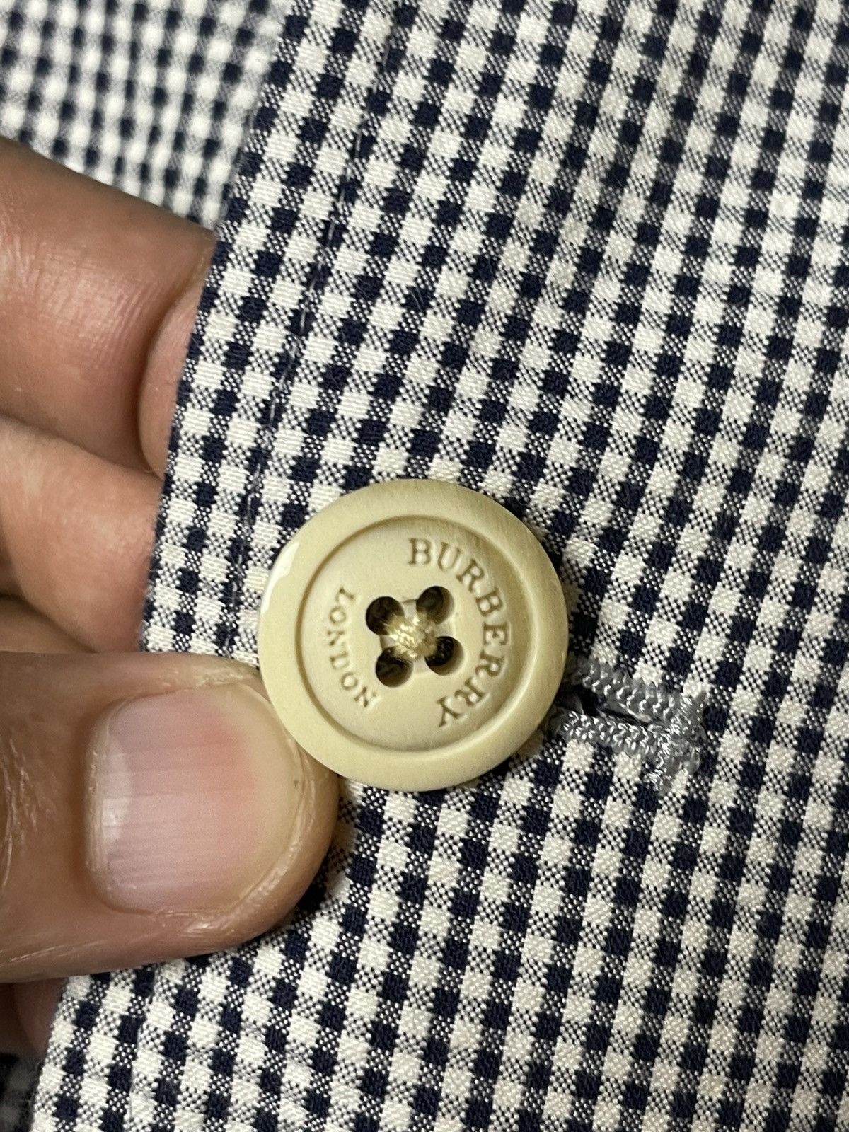 Burberry × Designer × Vintage BURBERRY LONDON Checkered Light Jacket (103) Size US XS / EU 42 / 0 - 7 Thumbnail