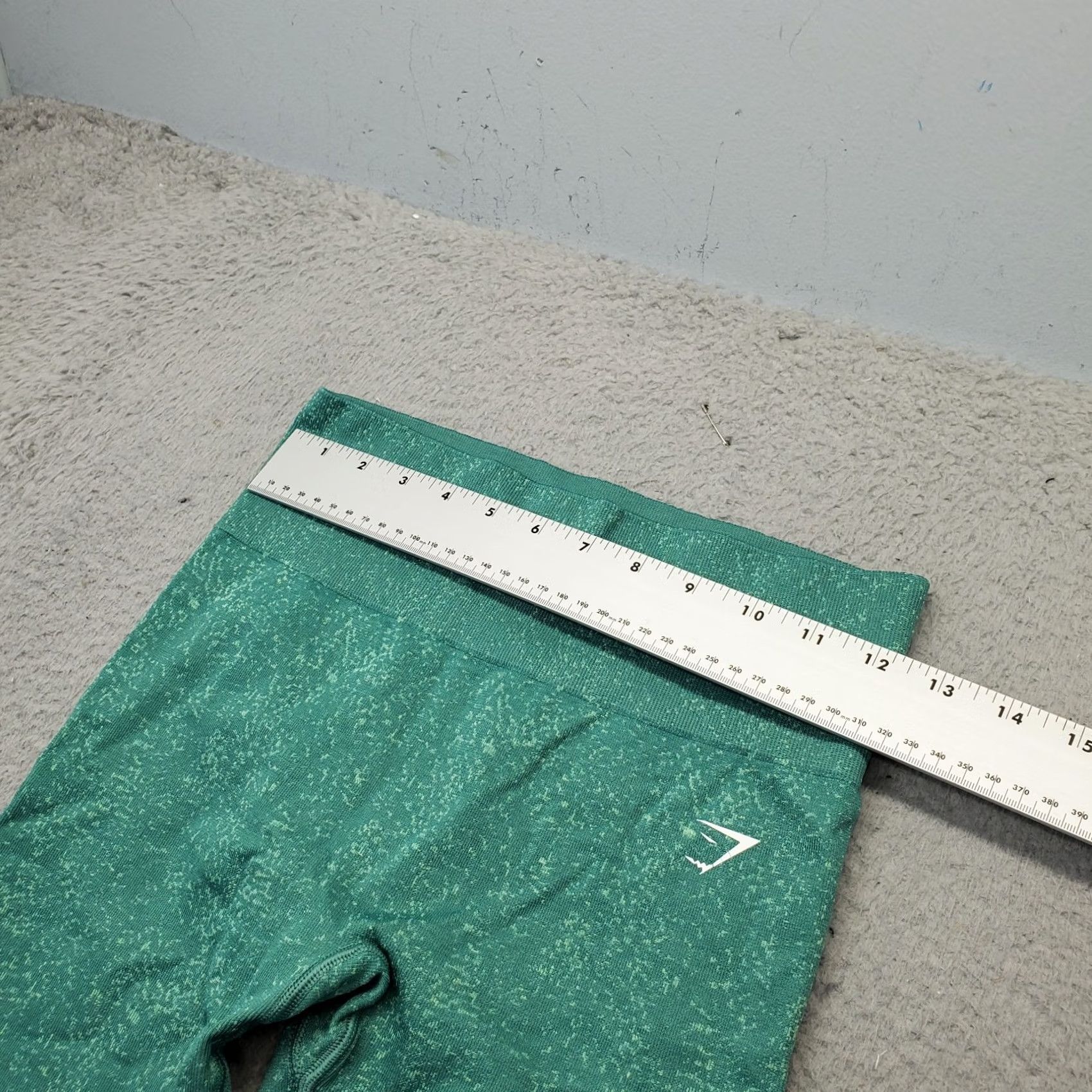 Gymshark Gymshark Leggings Womens Size M Green Nylon Casual Comfort Stretch High Waist Size 32" / US 10 / IT 46 - 3 Thumbnail