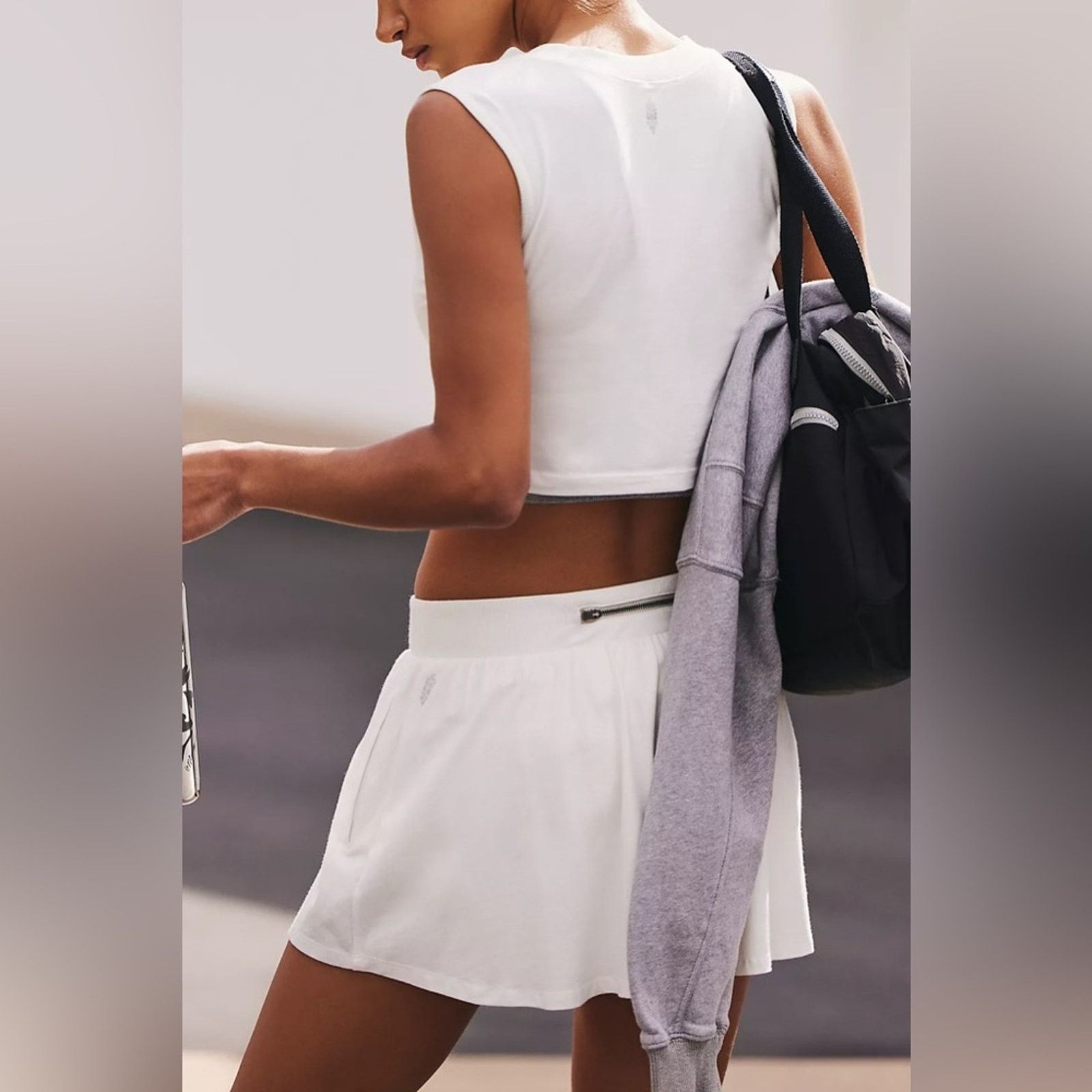 Free People FREE PEOPLE MOVEMENT HOT SHOT L Skort Set Skirt Shorts Crop Size L / US 10 / IT 46 - 7 Thumbnail