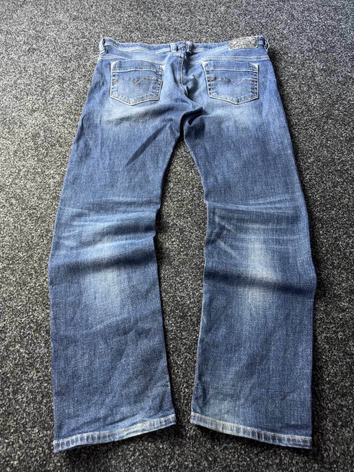 Diesel Luxury Avant Garde Diesel Safado-R Straight Jeans retro Size US 38 / EU 54 - 12 Thumbnail