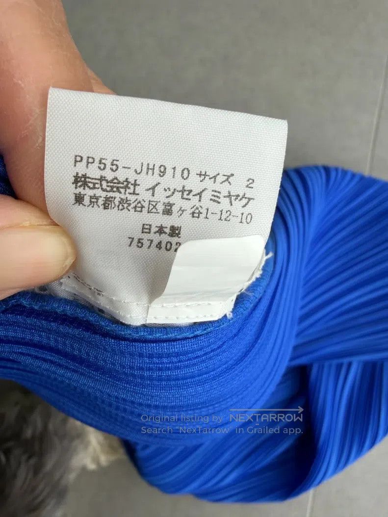 Issey Miyake Issey Miyake Ruffled Dress Royal Blue Size M / US 6-8 / IT 42-44 - 4 Thumbnail