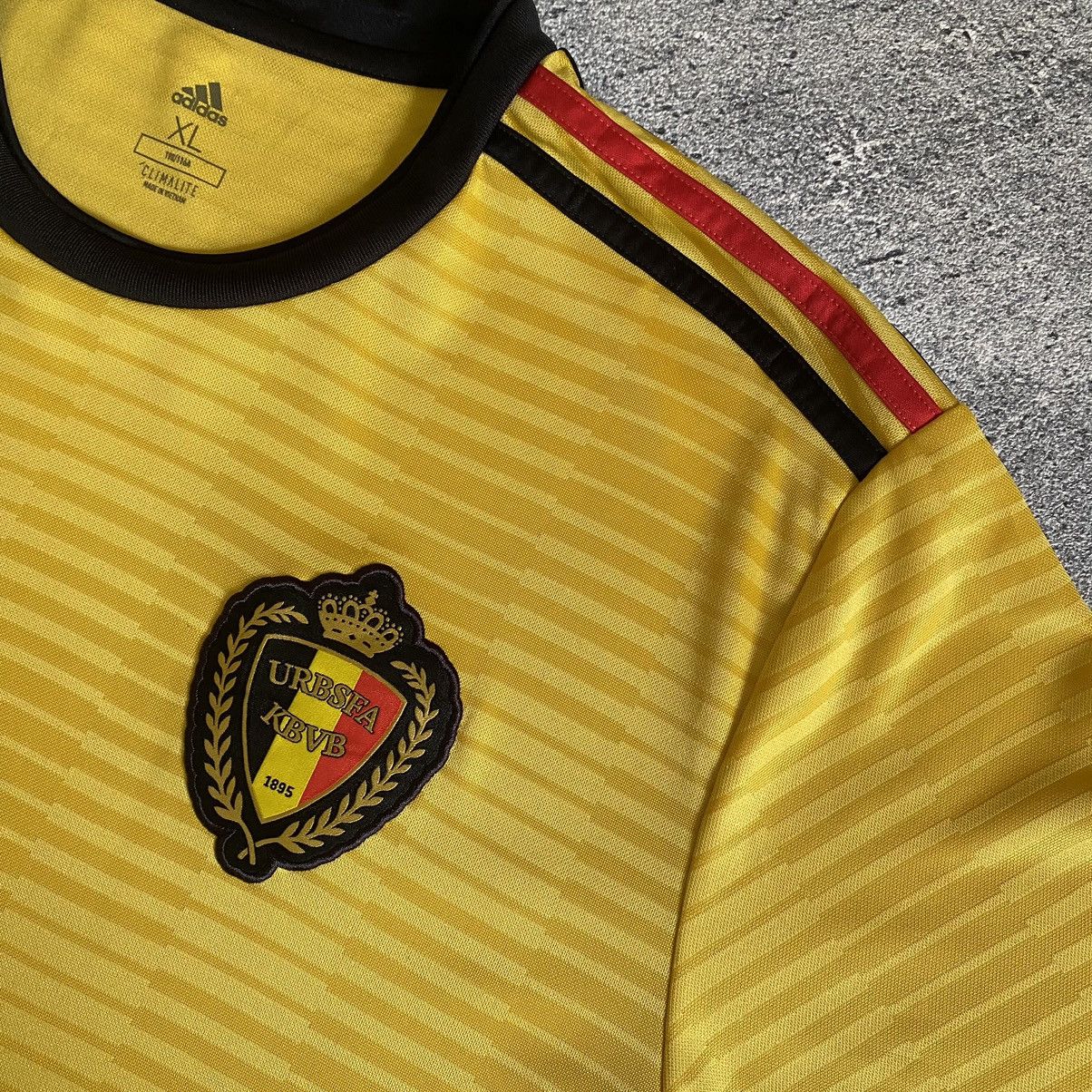 Adidas Vintage adidas belgium national 2017 2018 away soccer jersey Size US XL / EU 56 / 4 - 4 Thumbnail
