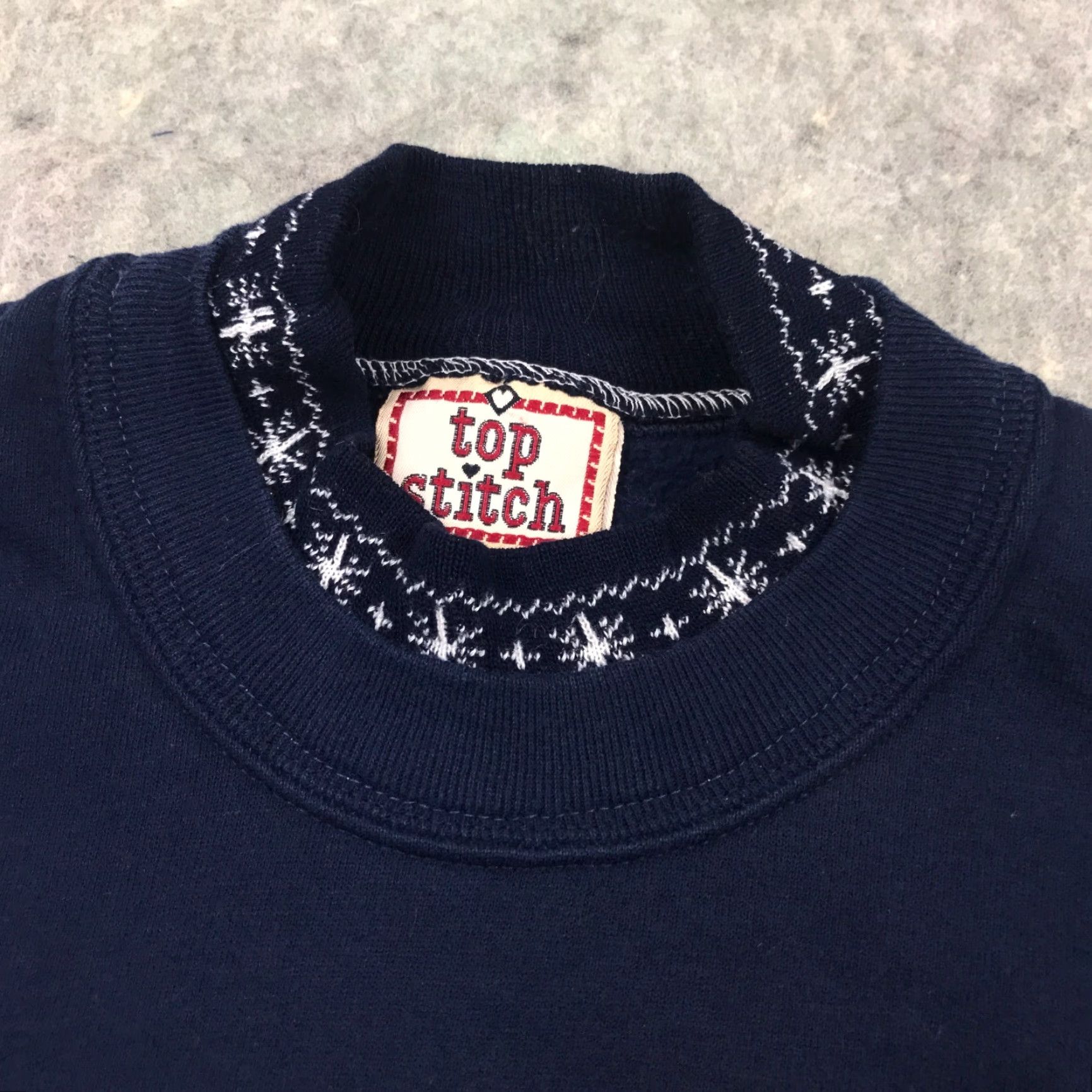 Vintage VINTAGE Top Stitch Sweatshirt XL Blue Winter Song Birds Christmas Womens Size XL / US 12-14 / IT 48-50 - 4 Thumbnail