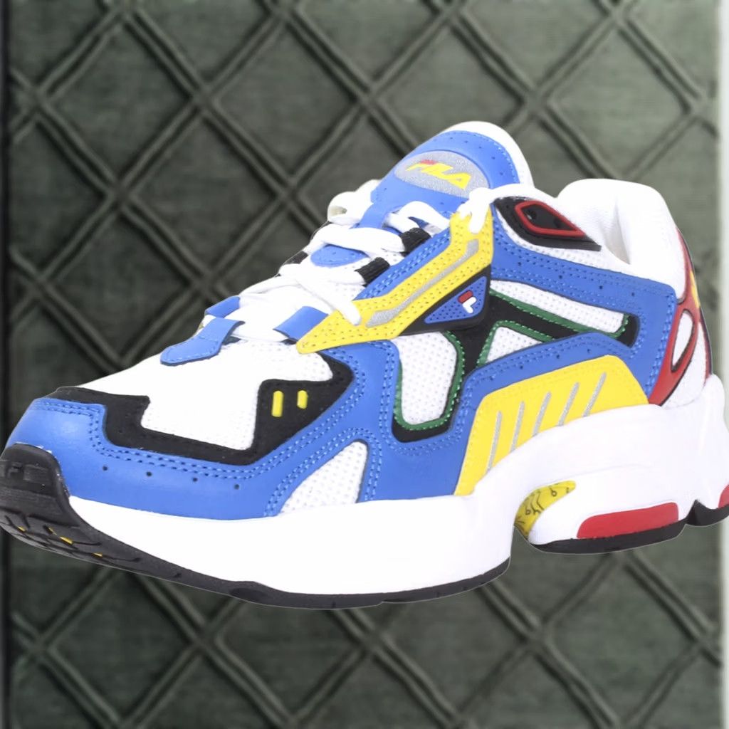 Fila Fila Mens Archive-RJV Sneakers White/Electric Blue/Red Sz: 9 1RM01543 Size US 9 / EU 42 - 1 Thumbnail