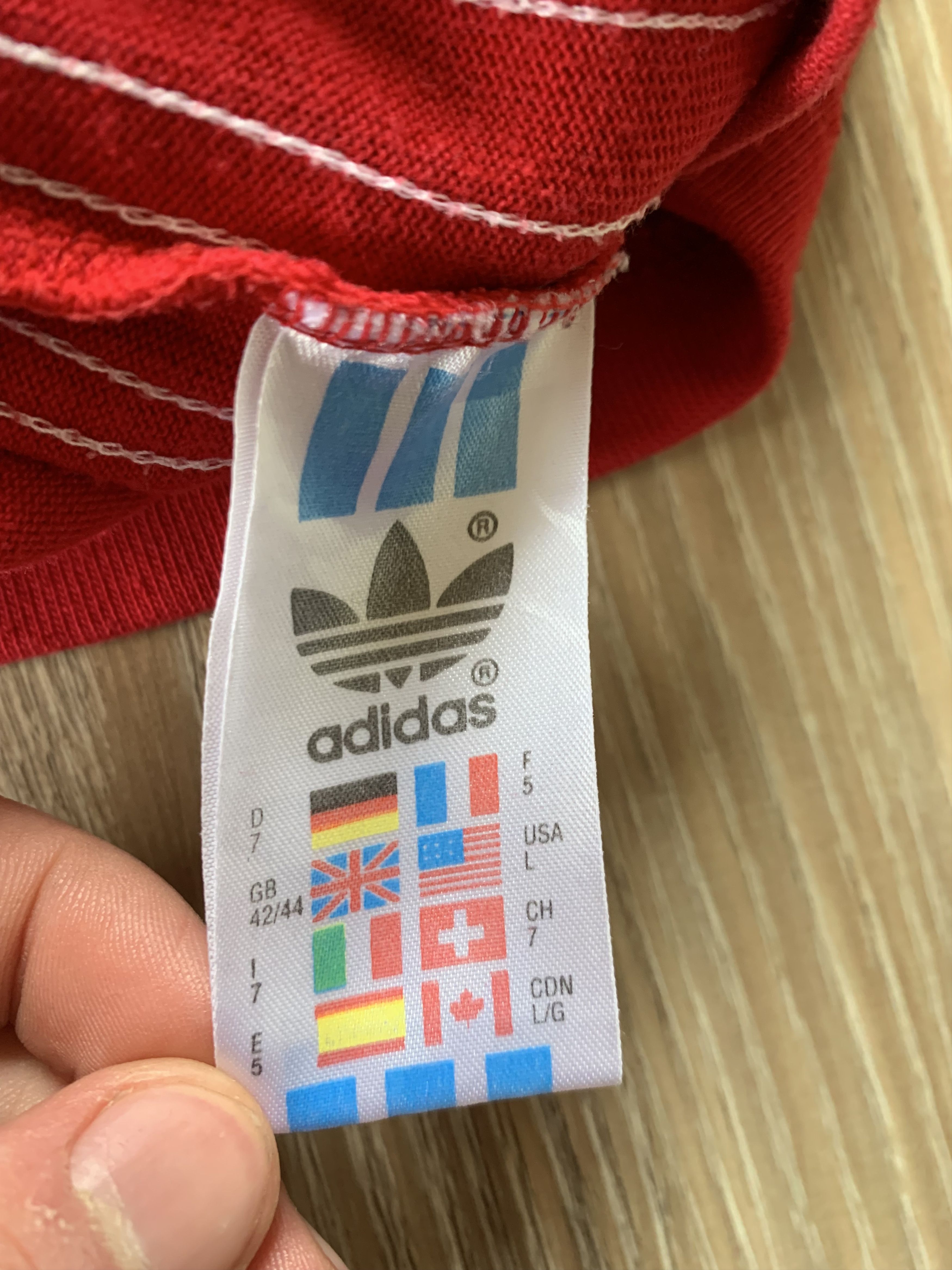 Adidas × Vintage Adidas D7 Vintage Stripe Cotton Longsleeve Size US L / EU 52-54 / 3 - 7 Thumbnail