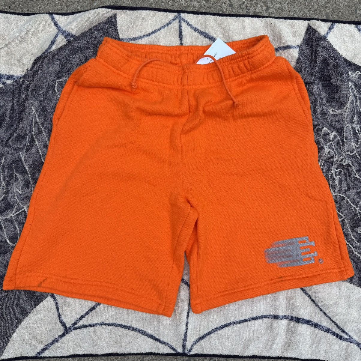 Eric Emanuel EE “Motion Logo” Sweat Shorts orange sz Medium Size US 30 / EU 46 - 1 Thumbnail