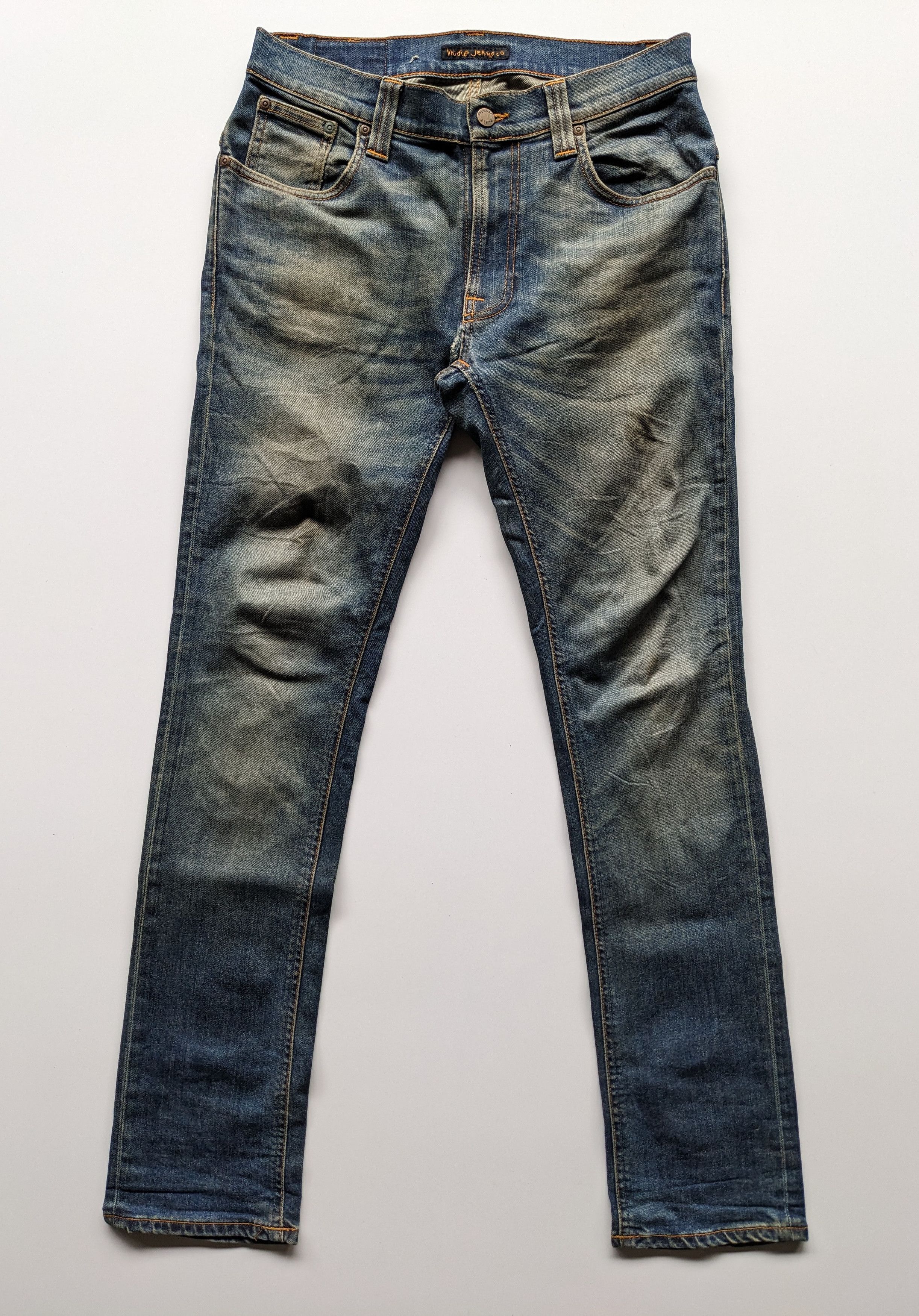 Jean × Nudie Jeans Nudie Jeans Thin Finn made in italy 31 x 32inches Size US 31 - 3 Thumbnail