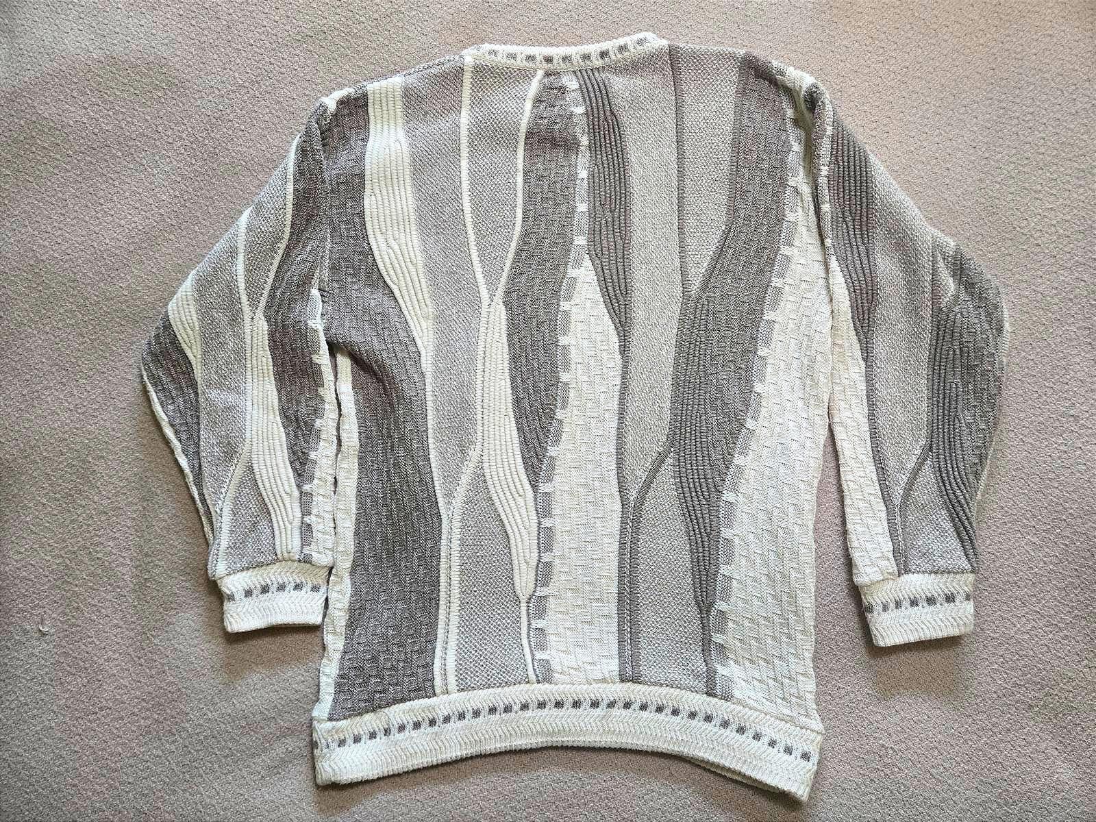 Other Alan Stuart Sweater XL | 90s Textured Knit Crewneck Size US XL / EU 56 / 4 - 4 Thumbnail