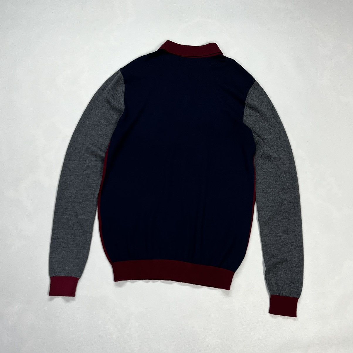 Designer Reiss Wool Polo Long Sleeve Size US M / EU 48-50 / 2 - 9 Thumbnail