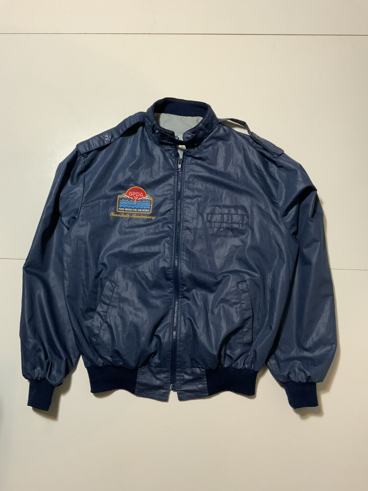 Vintage Vintage Goulds GPDA Pure Water Anniversary Bomber Jacket Size US M / EU 48-50 / 2 - 1 Thumbnail