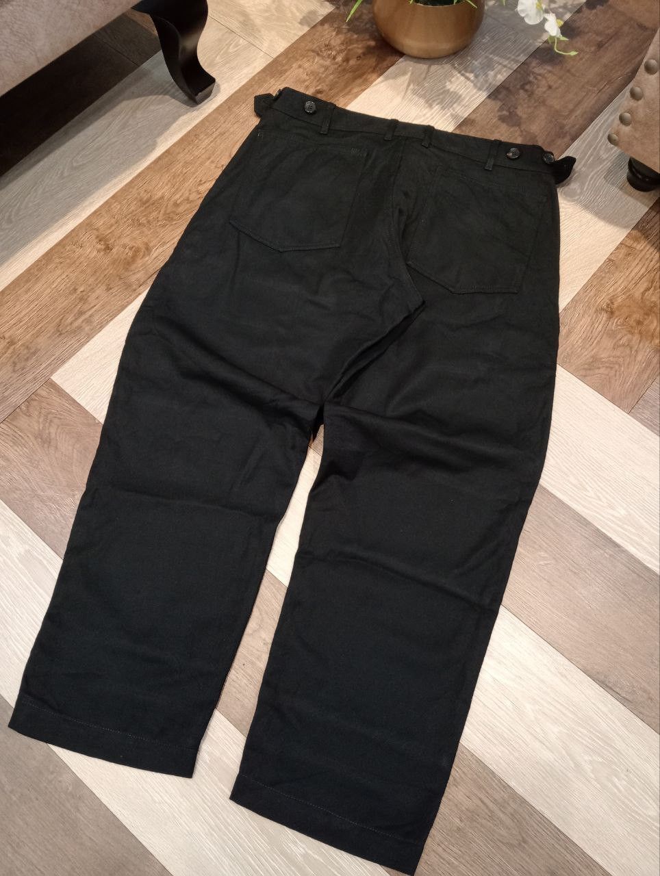 Comme des Garcons SHIRT COMME DES GARCONS SHIRT LAINE WOOL PATCHWORK BAGGY PANTS Size US 35 - 9 Thumbnail