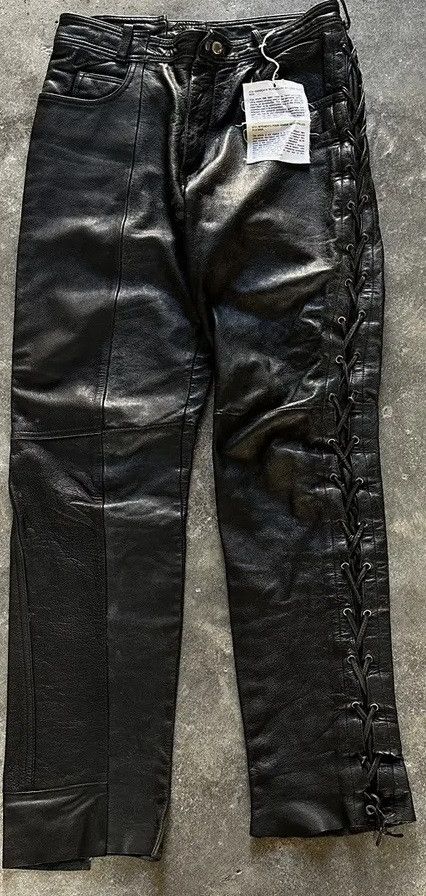Maison Margiela Maison Margiela AW04 Leather Pants Size US 32 / EU 48 - 2 Thumbnail
