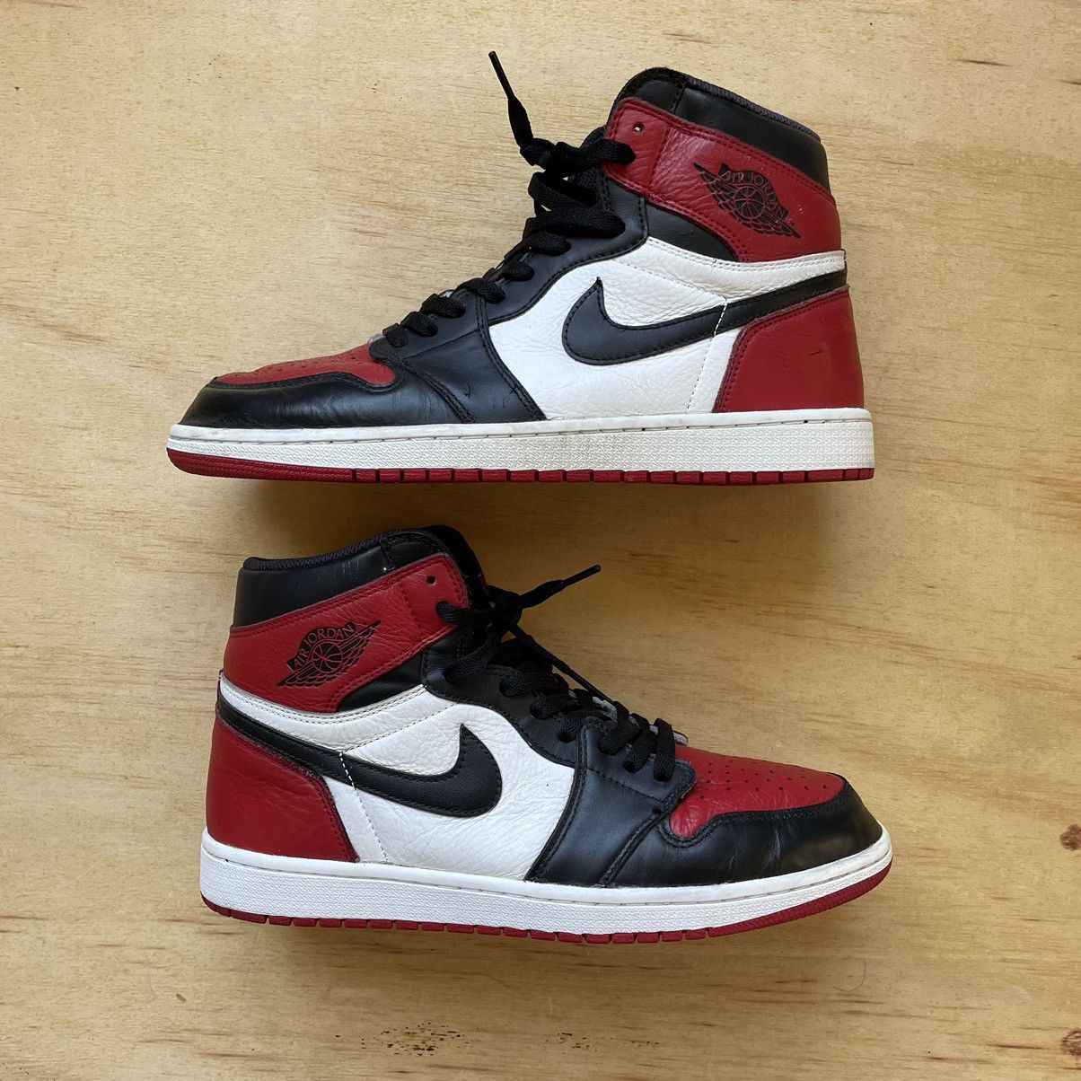 Jordan Brand Air Jordan 1 'Bred Toe' Size US 12 / EU 45 - 3 Thumbnail