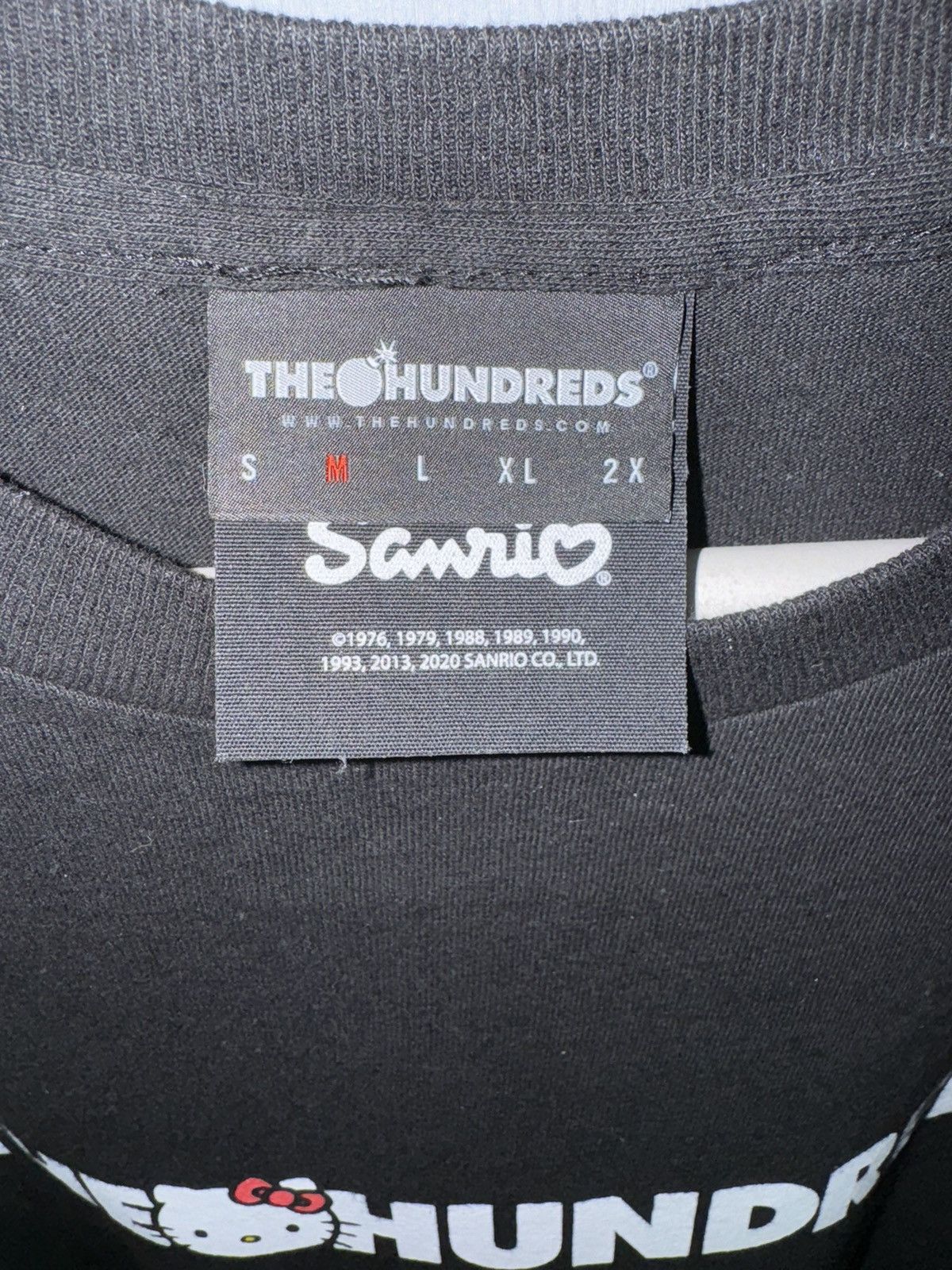 The Hundreds The Hundreds x Sanrio Kitty Bar Logo T-Shirt Size US M / EU 48-50 / 2 - 3 Thumbnail
