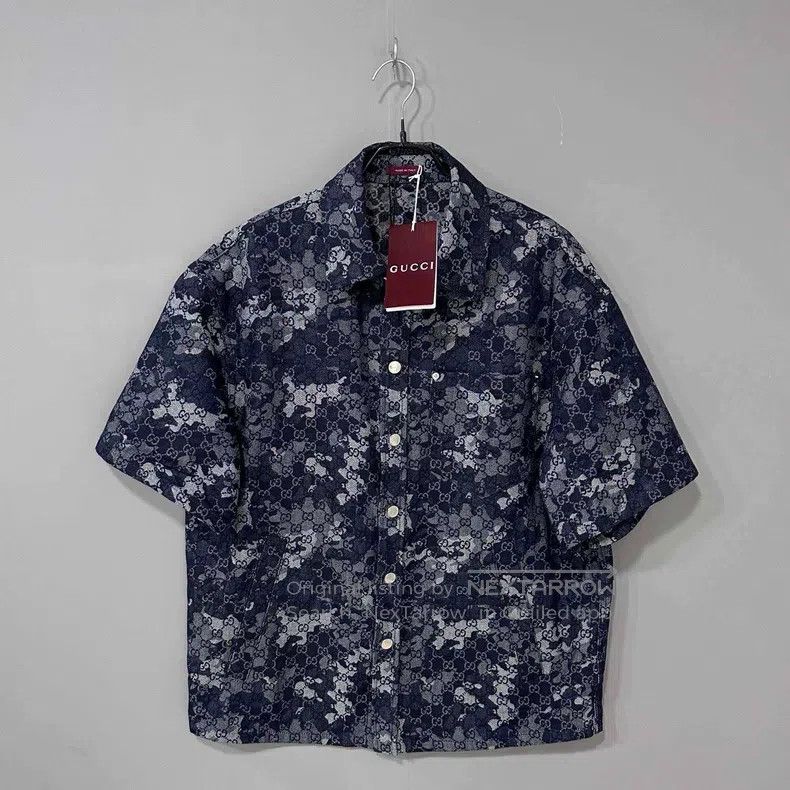 Gucci Gucci Ss25 blanket full print short shirt Size US M / EU 48-50 / 2 - 1 Thumbnail