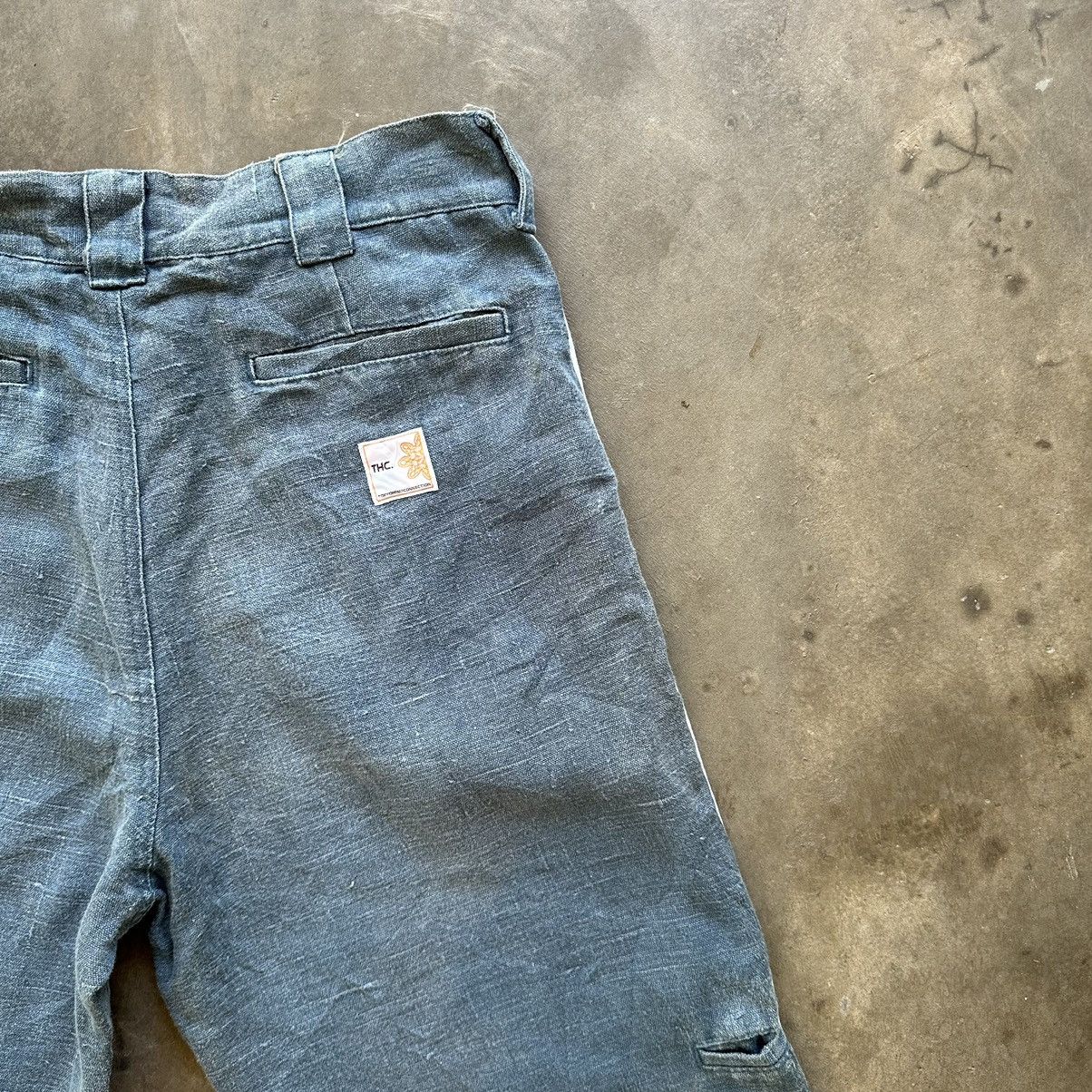 Japanese Brand THC Tokyo Hemp Connection Faded Straigh Cut Trouser Pants Size US 32 / EU 48 - 12 Thumbnail