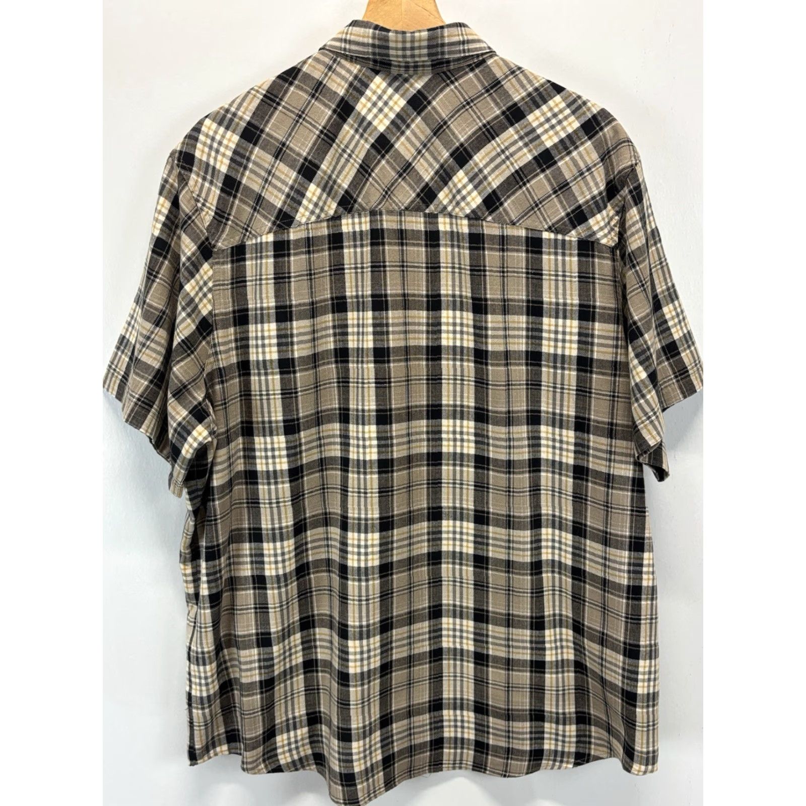 Harley Davidson Harley-Davidson Button-Up Shirt Mens 2XL Plaid Short Sleeve 2 Pocket Multicolor Casual Size US XXL / EU 58 / 5 - 3 Thumbnail