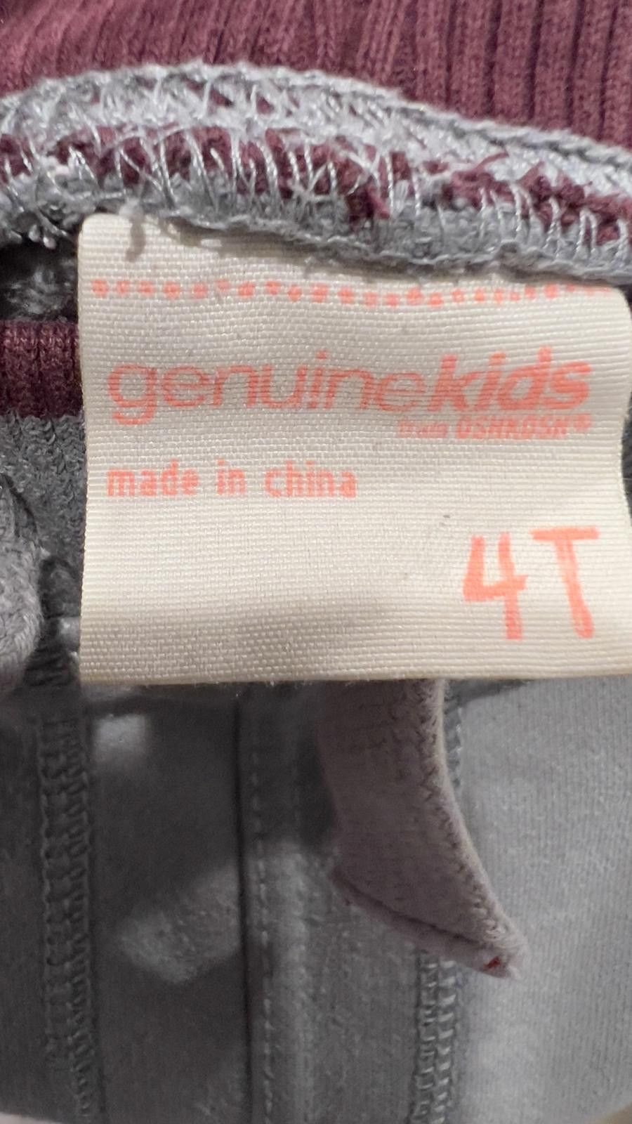 Other Genuine Kids 4T Gray Sweatpants with Pockets Size US 26 / EU 42 - 3 Thumbnail