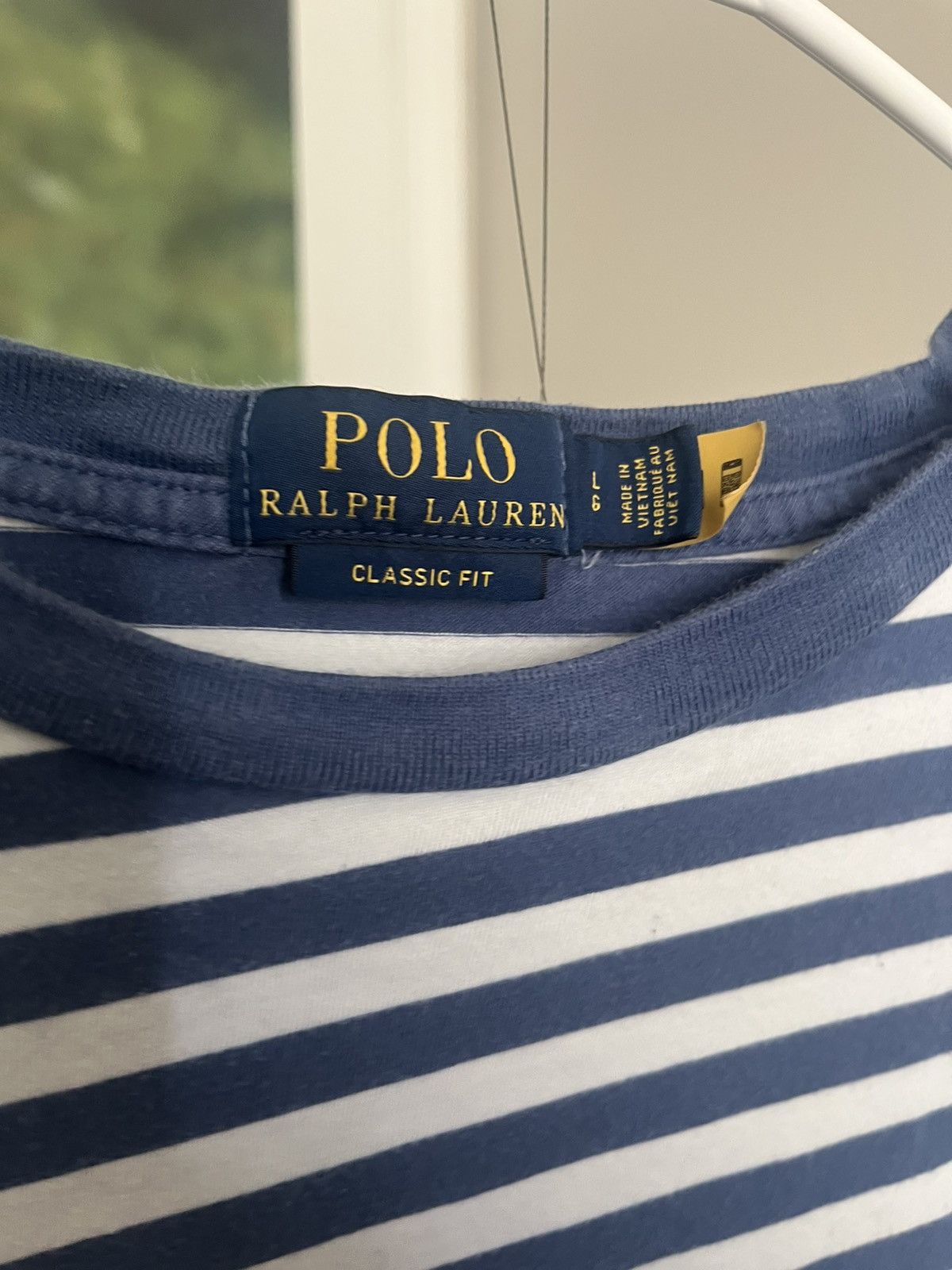 Polo Ralph Lauren White - blue strip shirt Polo Size US L / EU 52-54 / 3 - 3 Thumbnail
