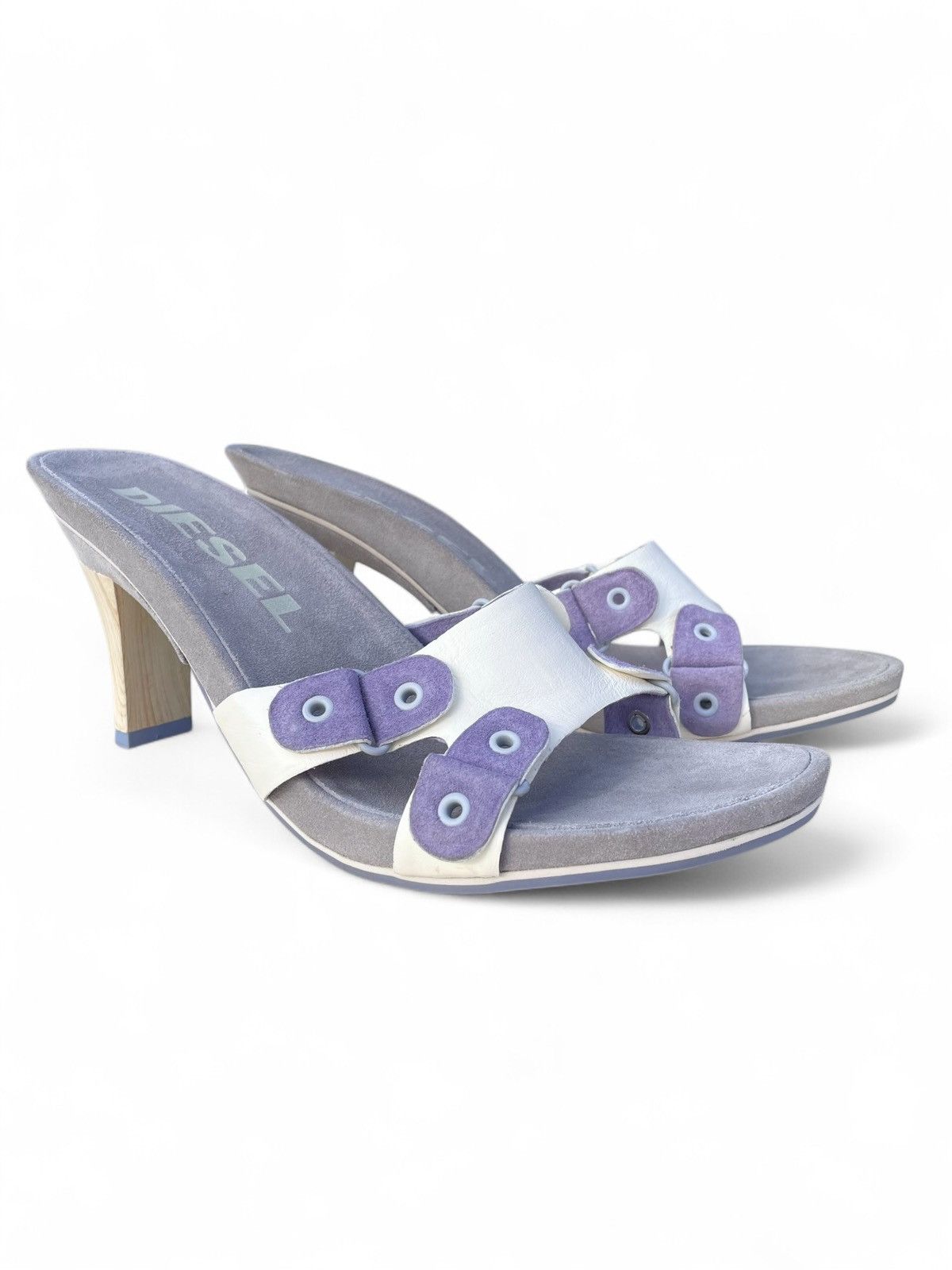 Diesel “Luna” Leather Mule Sandals – EUR 41 / US 10 – New