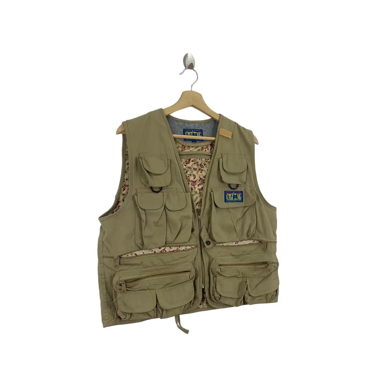 Vintage Vintage CASTING PAISLEY Outdoor Fishing Technical Vest Size US L / EU 52-54 / 3 - 3 Thumbnail