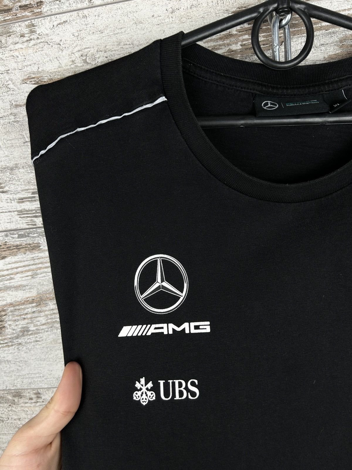 Hugo Boss × Mercedes-Benz Mens Vintage Hugo Boss Mercedes AMG petronas T-shirt racing Size US XL / EU 56 / 4 - 4 Thumbnail
