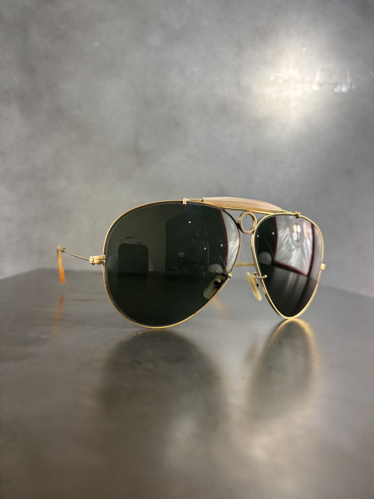 Other × Vintage True Vintage Aviator Sunglasses WW2 Shooter B&L RayBan Pilot Size ONE SIZE - 18 Thumbnail