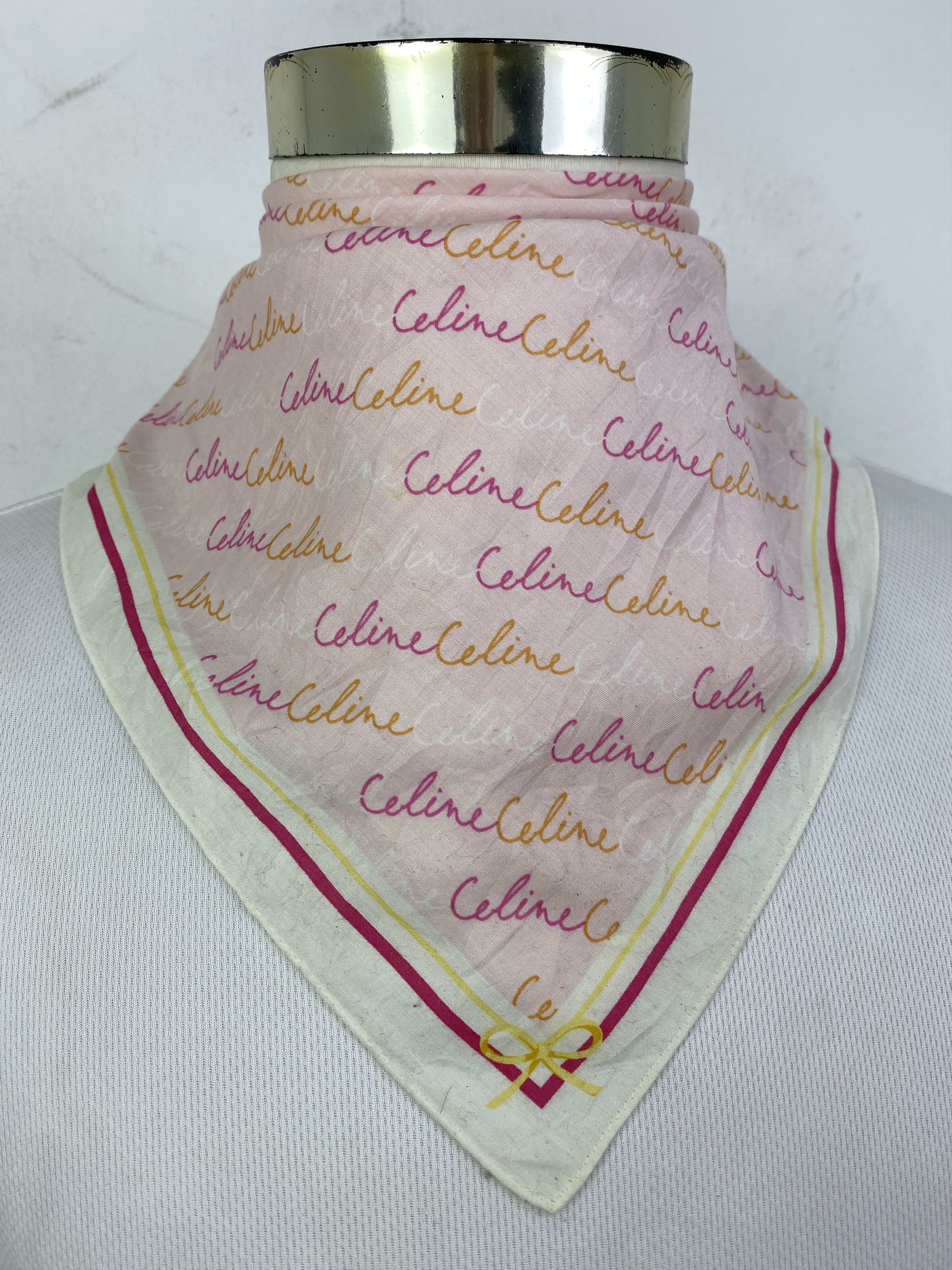 Celine Vintage Celine Handkerchief / Neckerchief / Bandana HKC0915 Size ONE SIZE - 2 Thumbnail