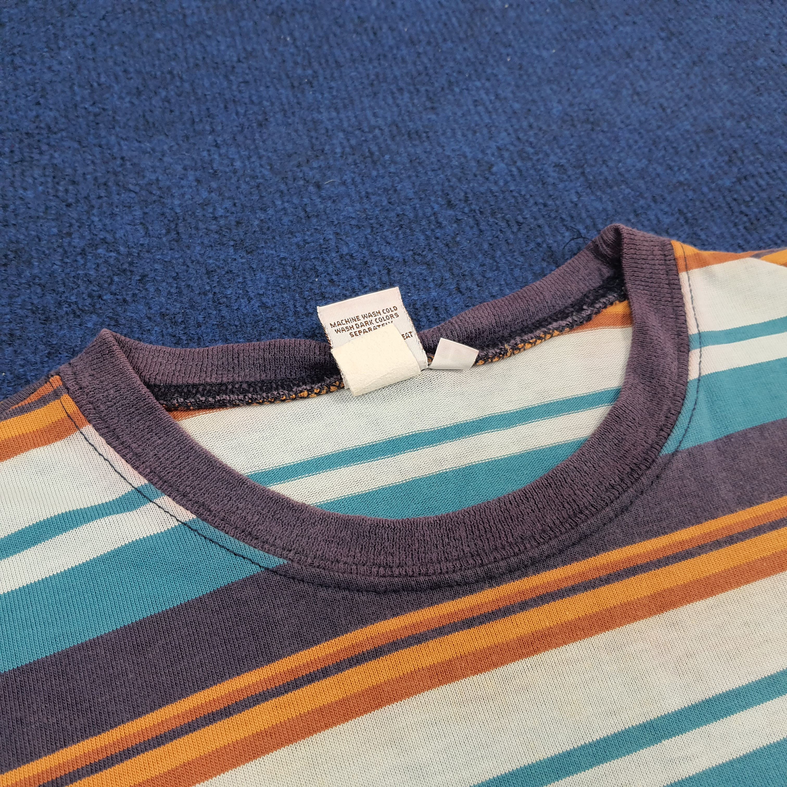 Hang Ten × Vintage Vintage Hang Ten Striped Tshirt Size US L / EU 52-54 / 3 - 4 Thumbnail