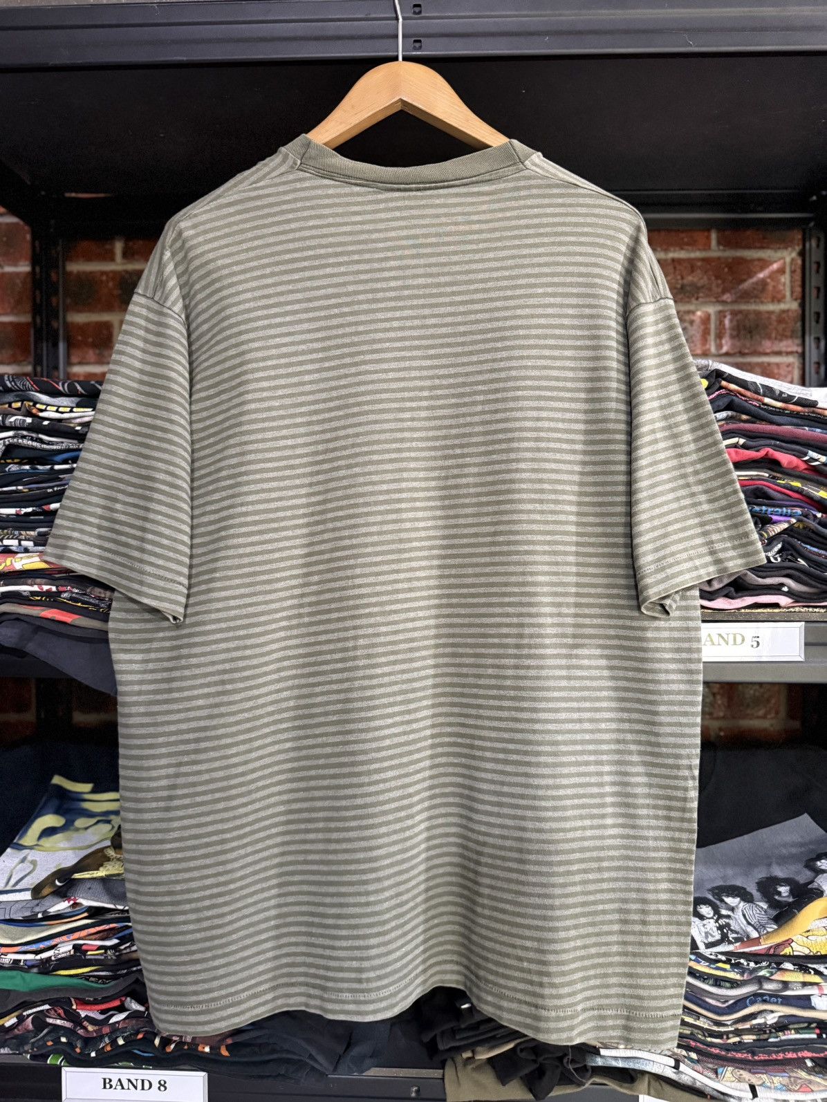 Guess × Vintage Vintage 90s Guess Georges Marciano Stripe Faded Tee Size US XL / EU 56 / 4 - 7 Thumbnail
