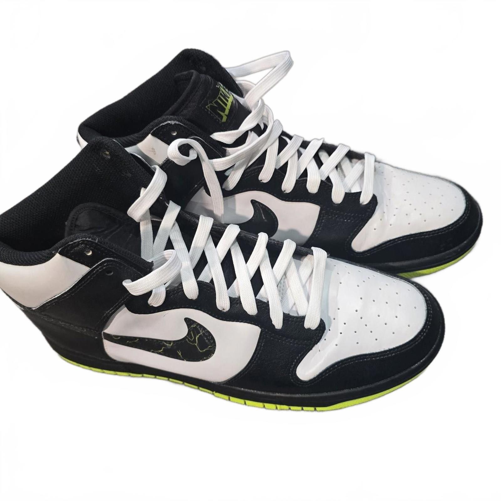 Nike Nike Dunk High Black White Volt mens Size 11.5 Size US 11.5 / EU 44-45 - 6 Thumbnail