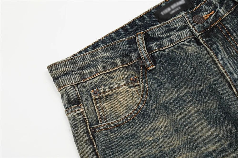 Japanese Brand × Jean Simple vintage washed distressed flared jeans Size US 32 / EU 48 - 4 Thumbnail
