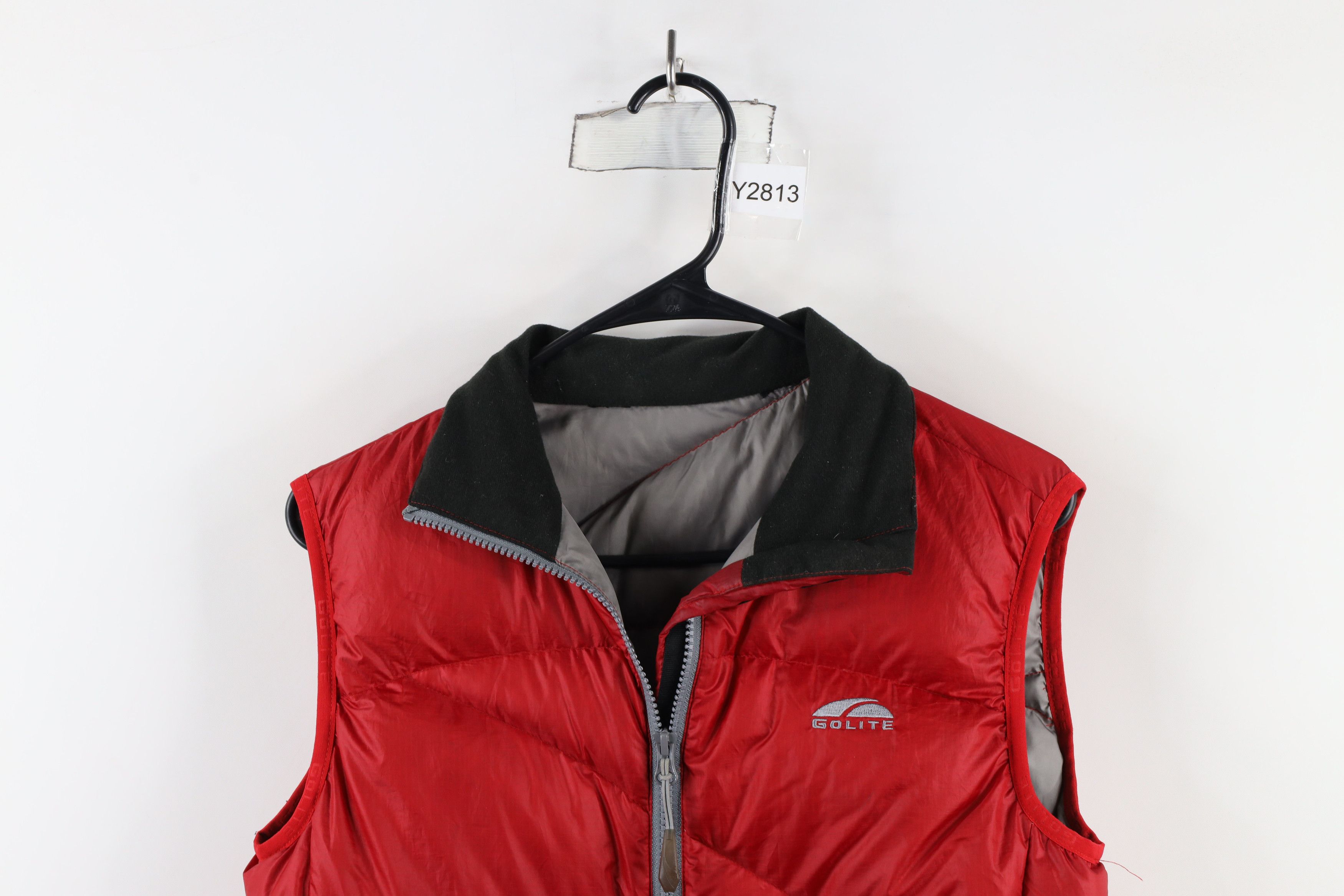 Vintage Golite Duck Down Insulated Puffer Vest Jacket Red Size M / US 6-8 / IT 42-44 - 2 Thumbnail