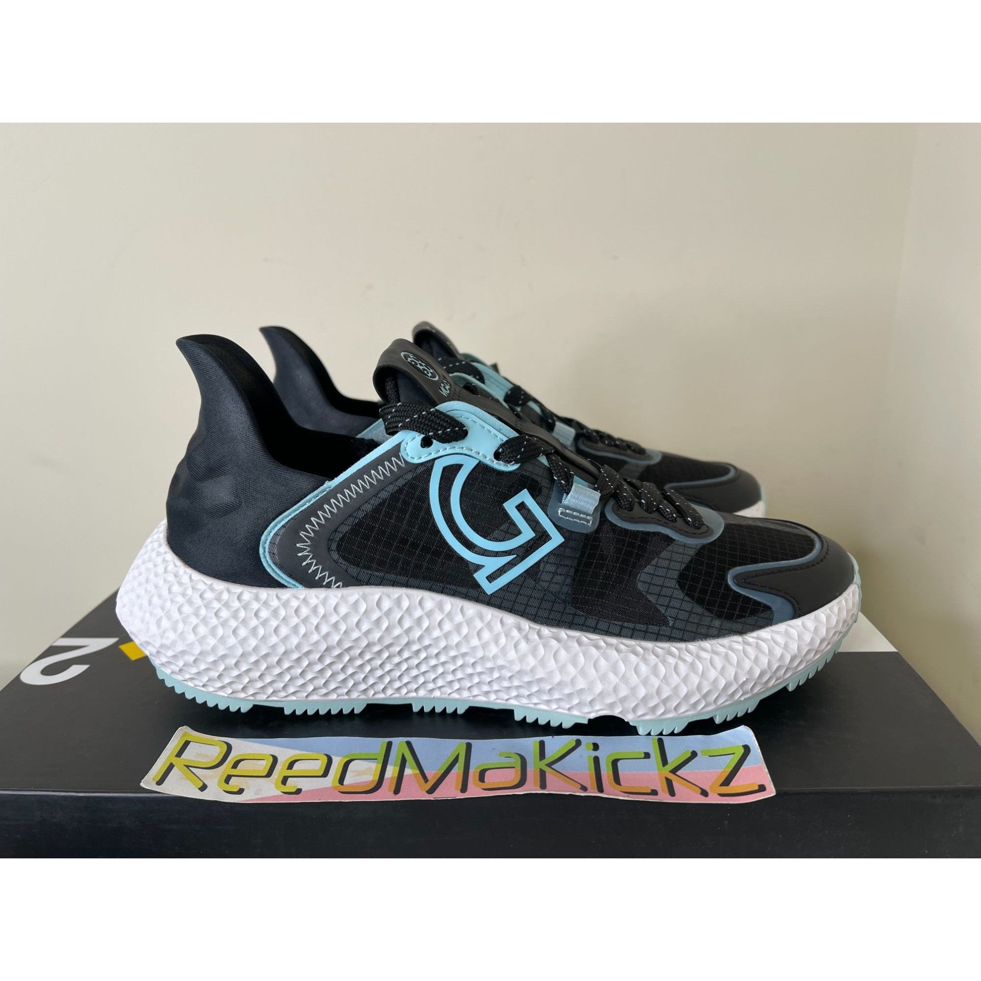 G/FORE G/FORE MG4X2 Ripstop Cross Trainer Black Blue Golf Shoe Wome Size US 6 / IT 36 - 2 Thumbnail