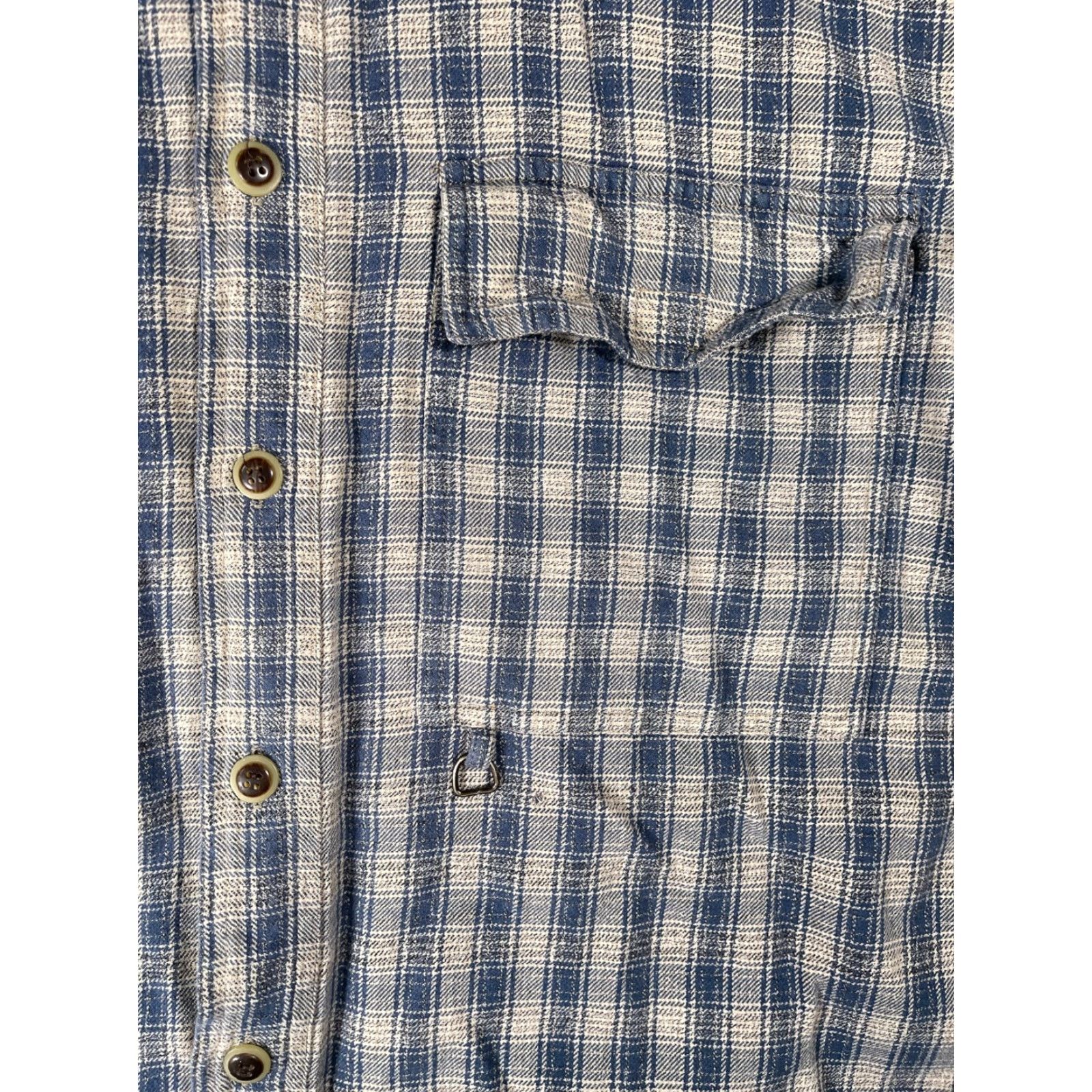 Barracuda Fryday Club Shirt Men’s Button-Up Blue 100% Cotton L/S Plaid Angler Fishing Button-Down with Pockets Size US L / EU 52-54 / 3 - 5 Thumbnail